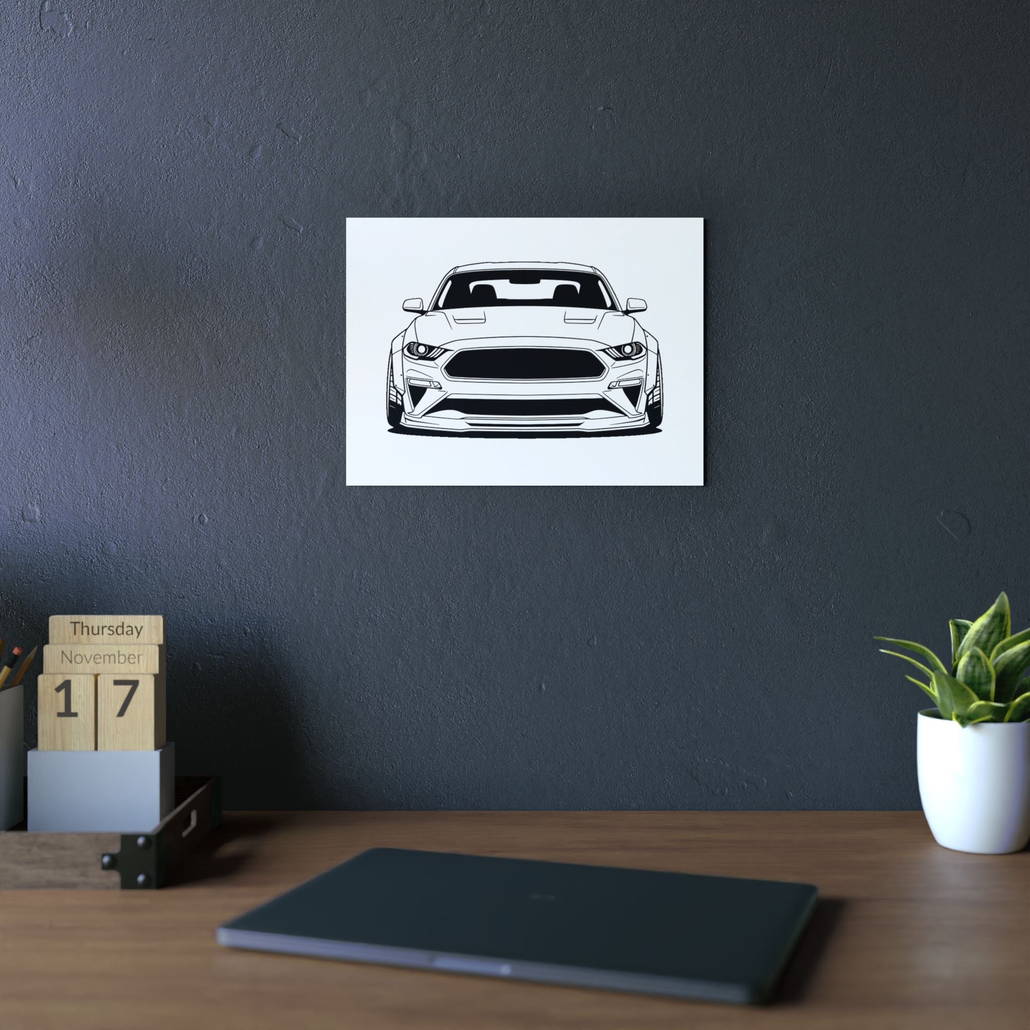 Ford Mustang GT (S650) Metal Wall Sign