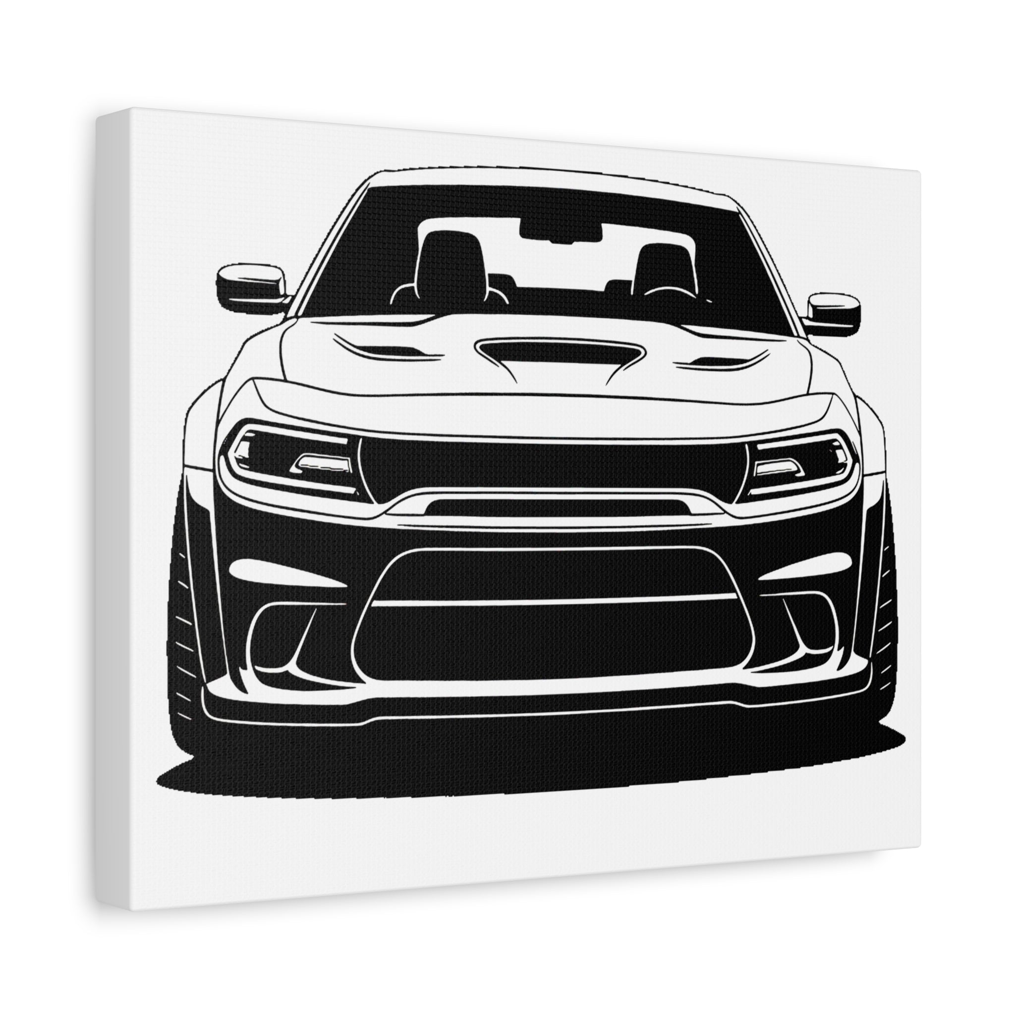 Dodge Challenger SRT Hellcat Canvas Wall Art
