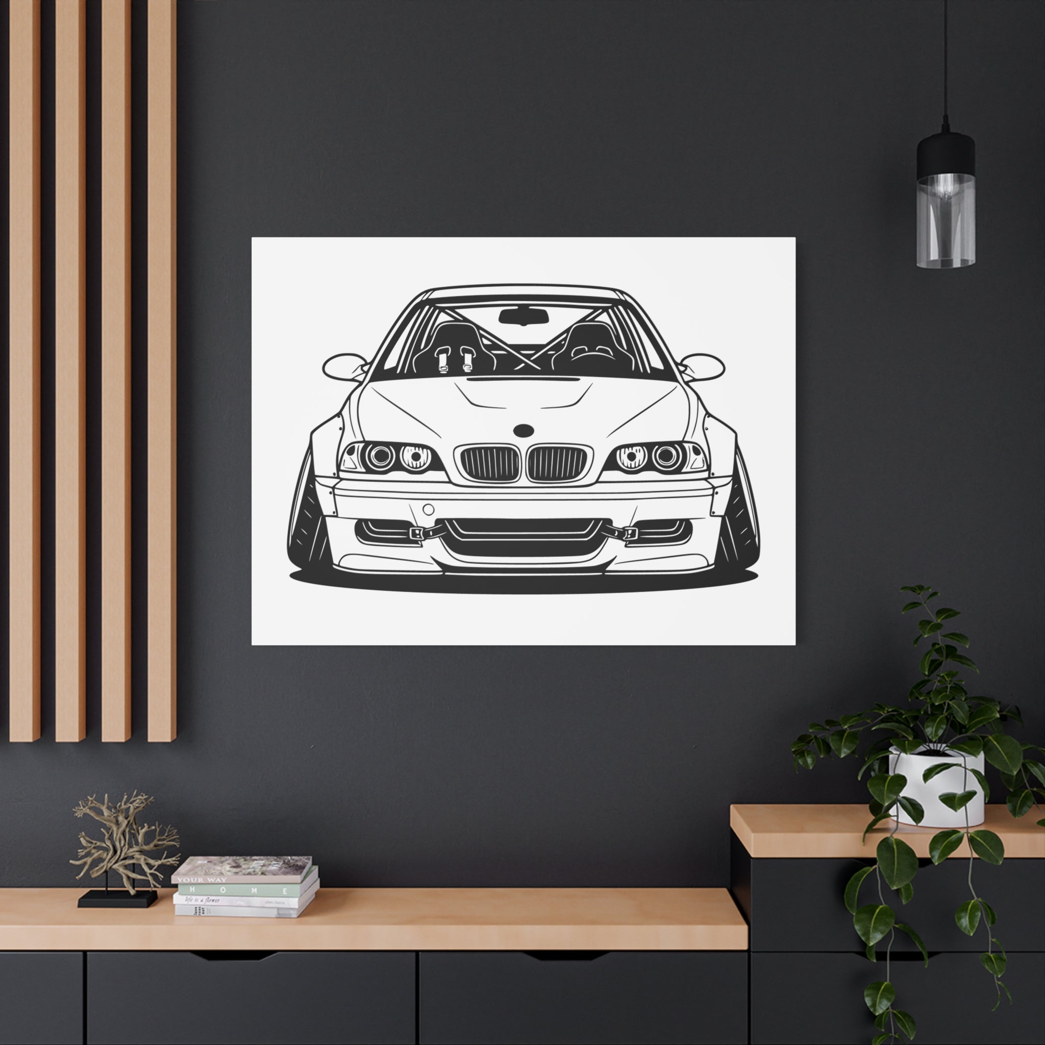BMW E46 M3 (2000-06) Canvas Wall Art