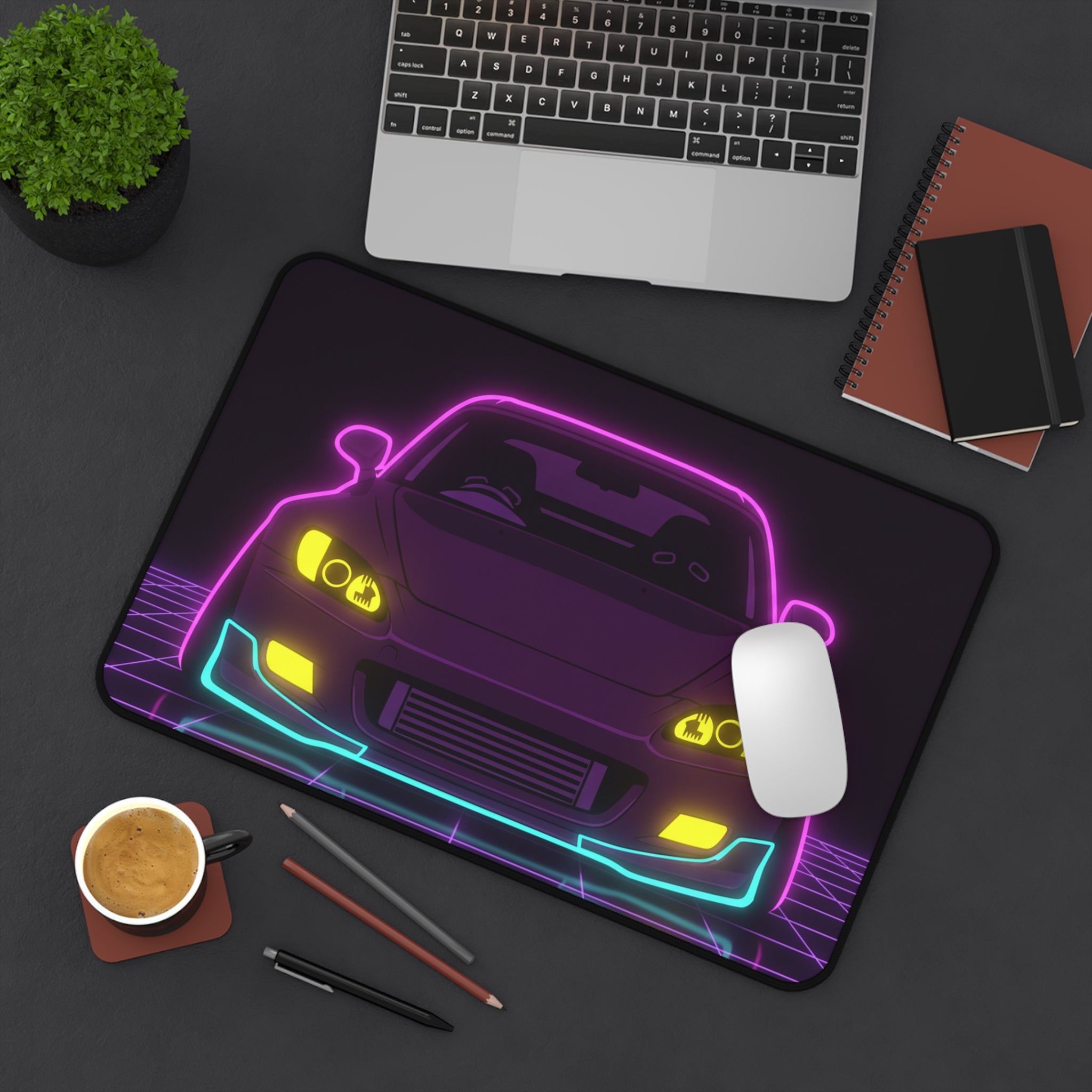 Honda S2000 (1999-09) Neon Synthwave Desk Mat