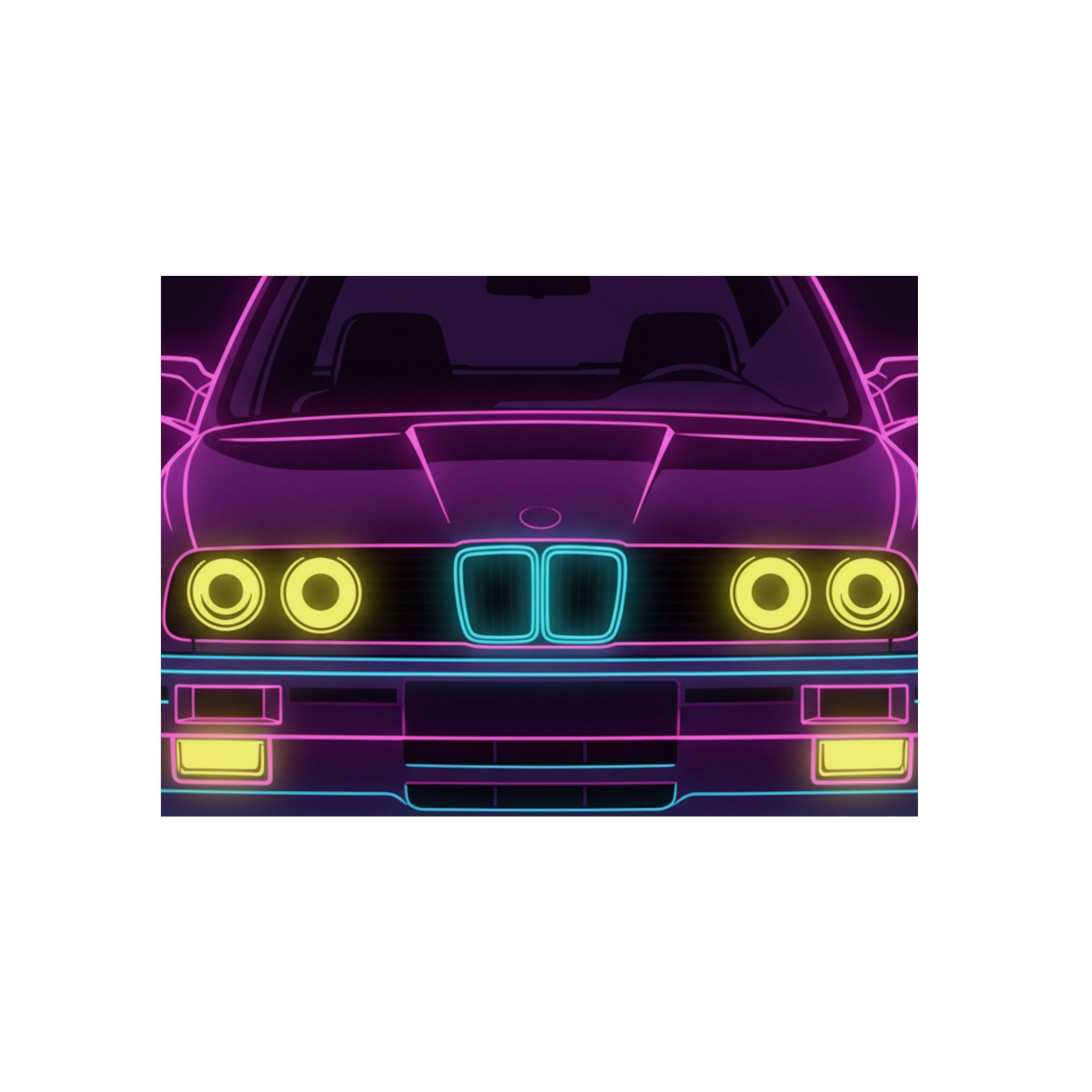 BMW E30 Metal Wall Sign