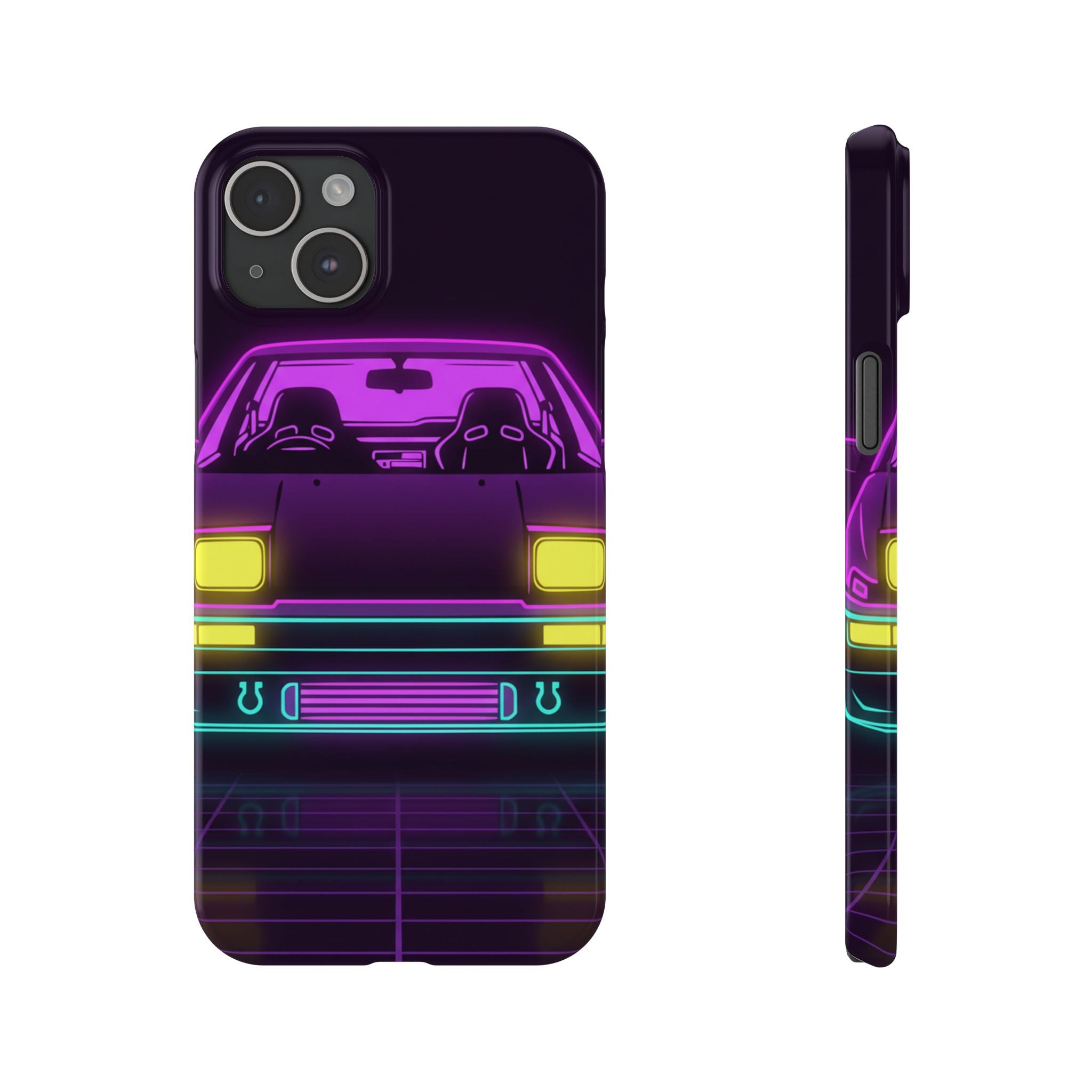 Toyota AE86 (1983-87) Neon Synthwave Phone Case