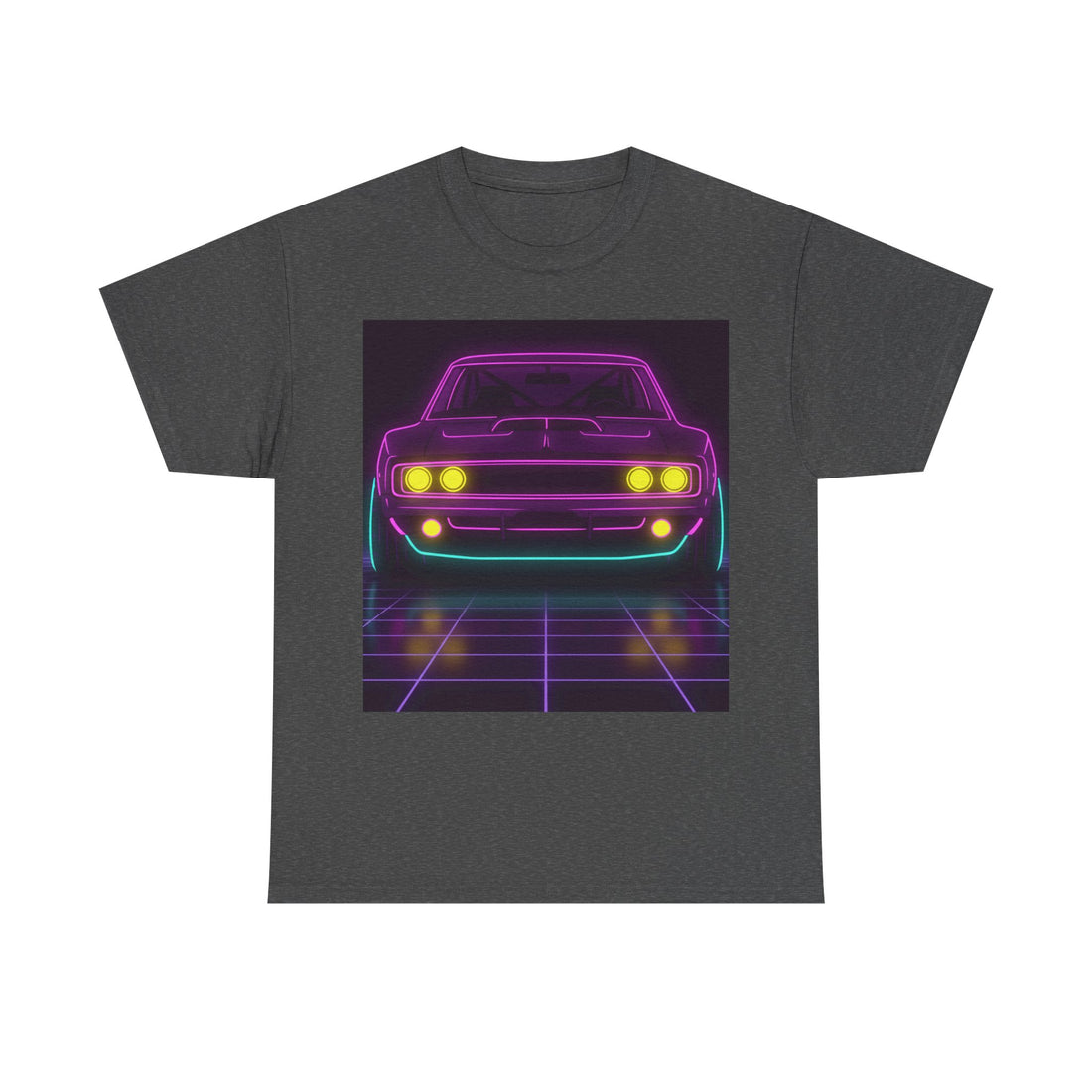Dodge Charger R/T (1968-70) Neon Synthwave Unisex Tee