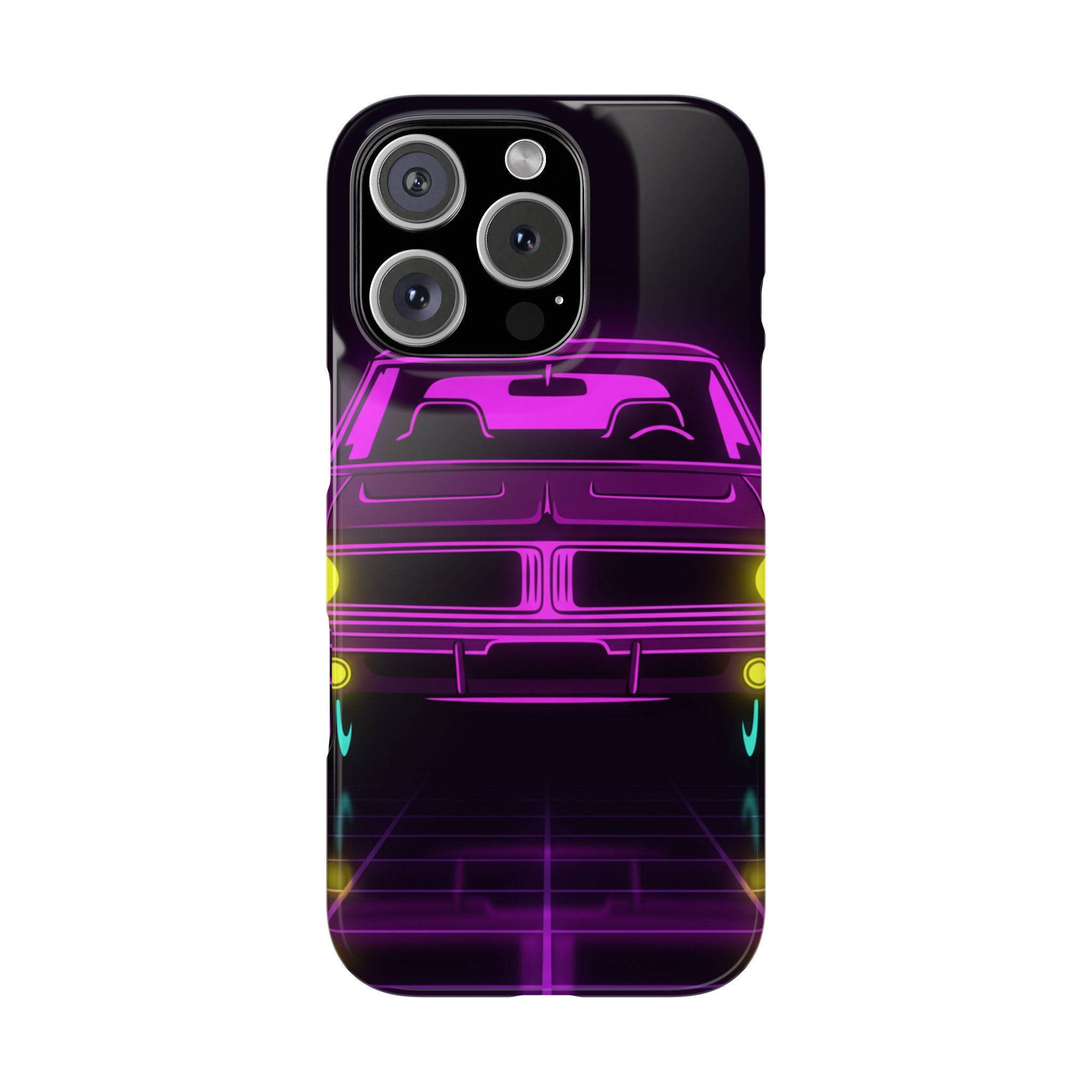 Dodge Charger R/T (1968-70) Resto-Mod Neon Synthwave Phone Case