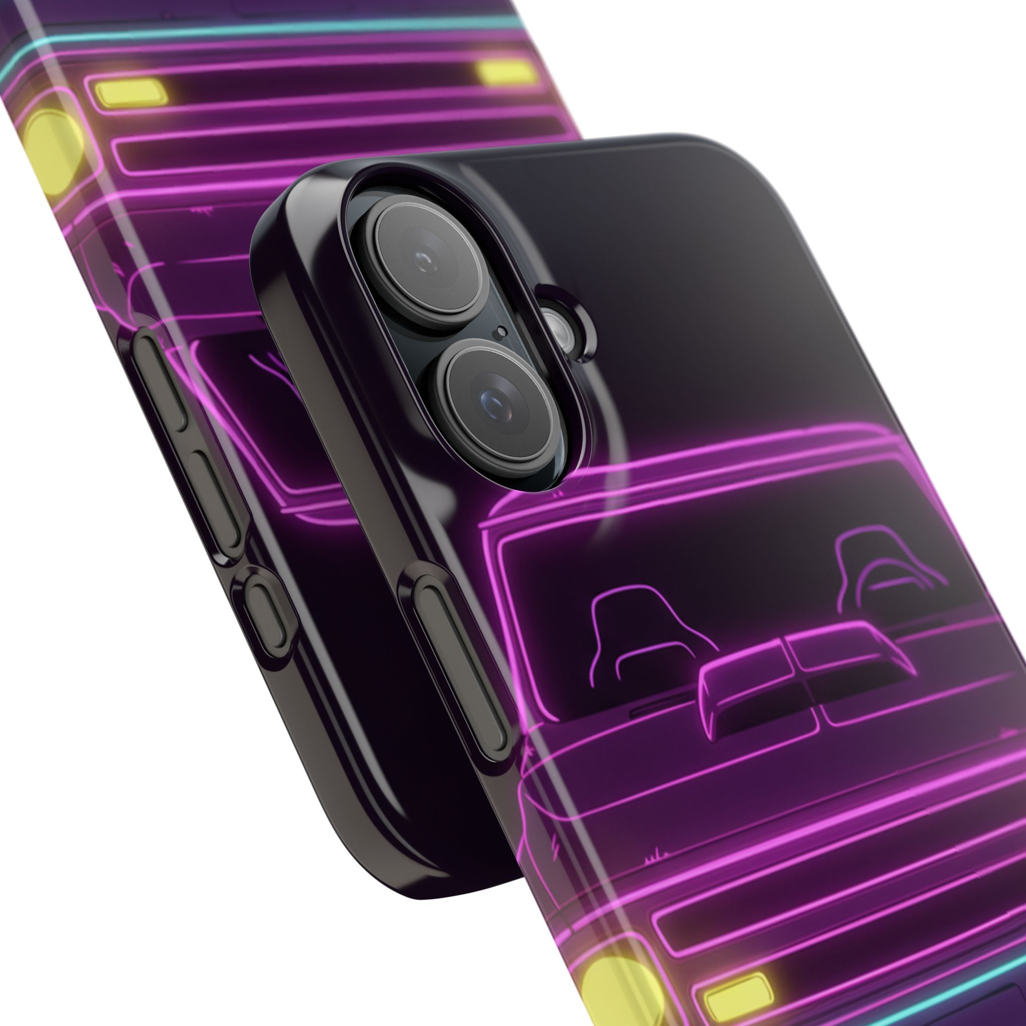 Chevy C10 Pickup (1967-72) Neon Synthwave Phone Case