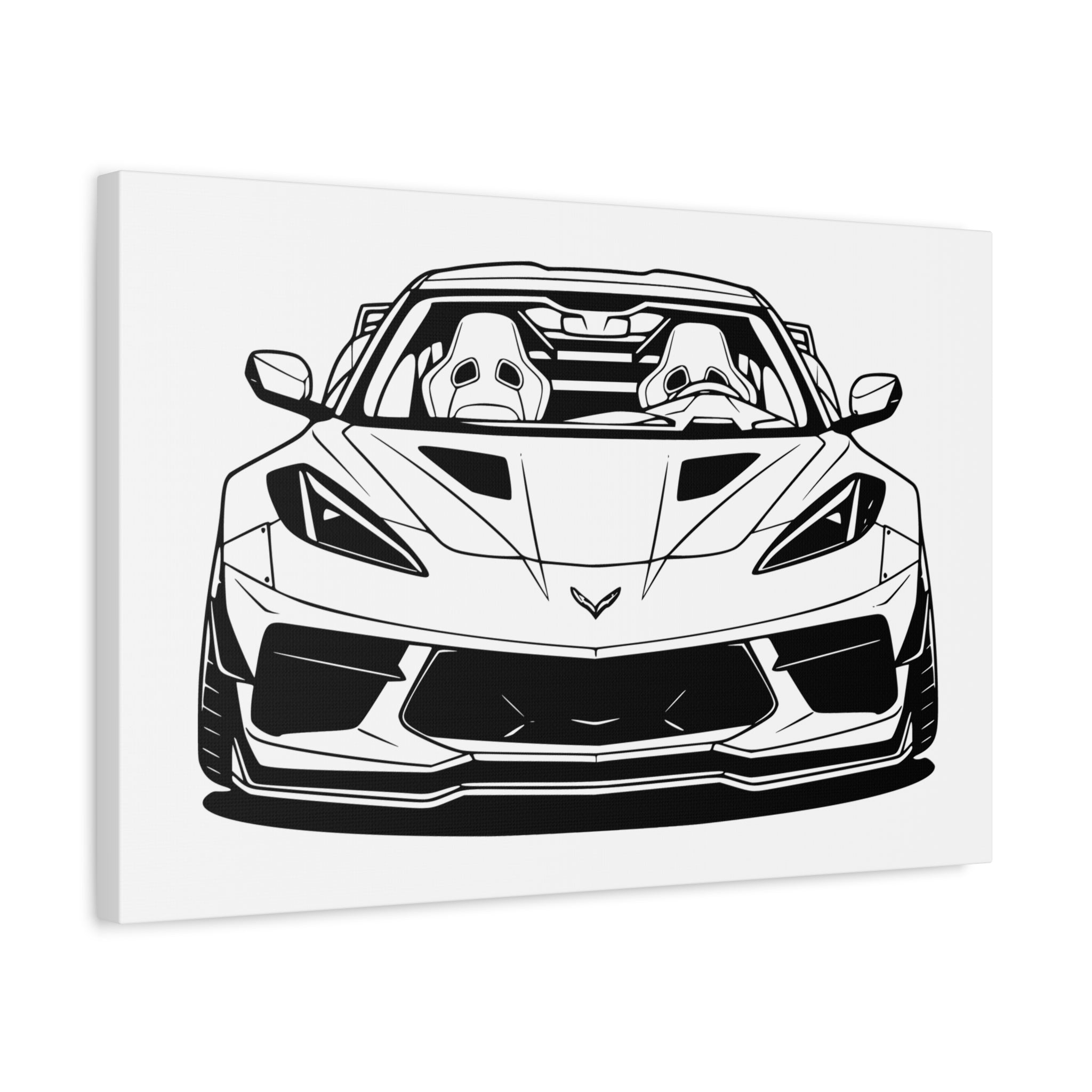 Corvette C8 (2020+) Canvas Wall Art