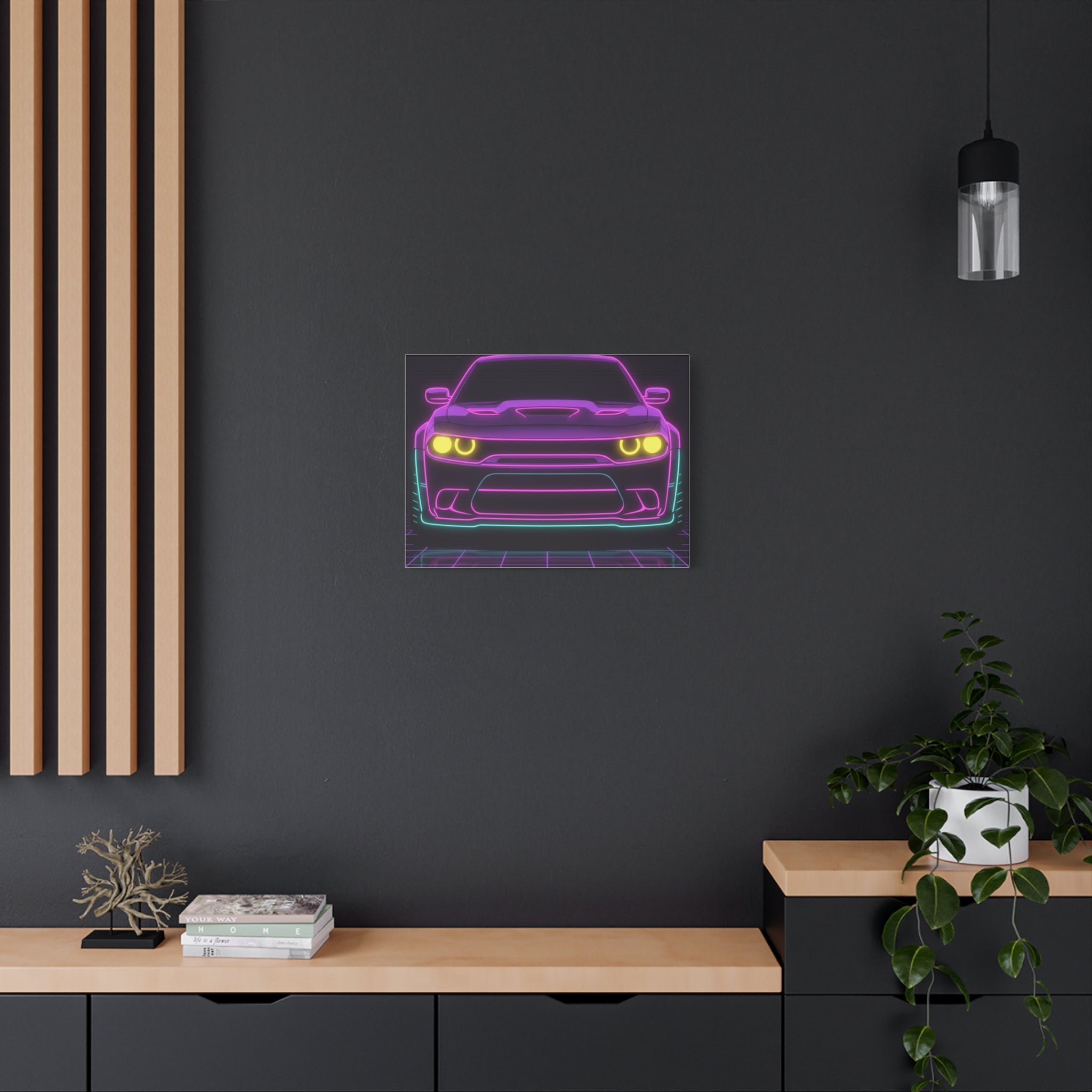 Dodge Challenger SRT Hellcat Canvas Wall Art