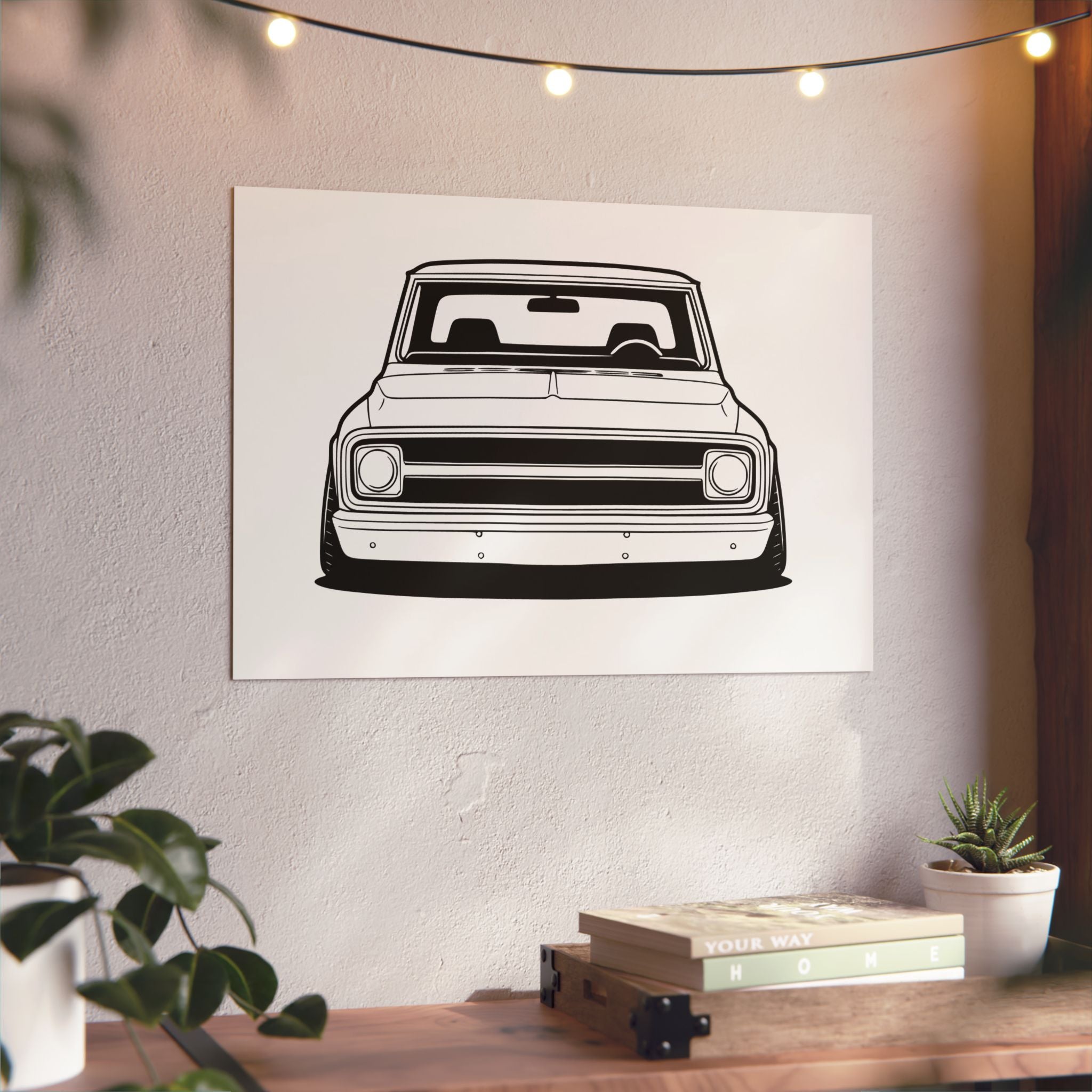 Chevy C10 Pickup (1967-72) Pro-Touring Metal Wall Sign