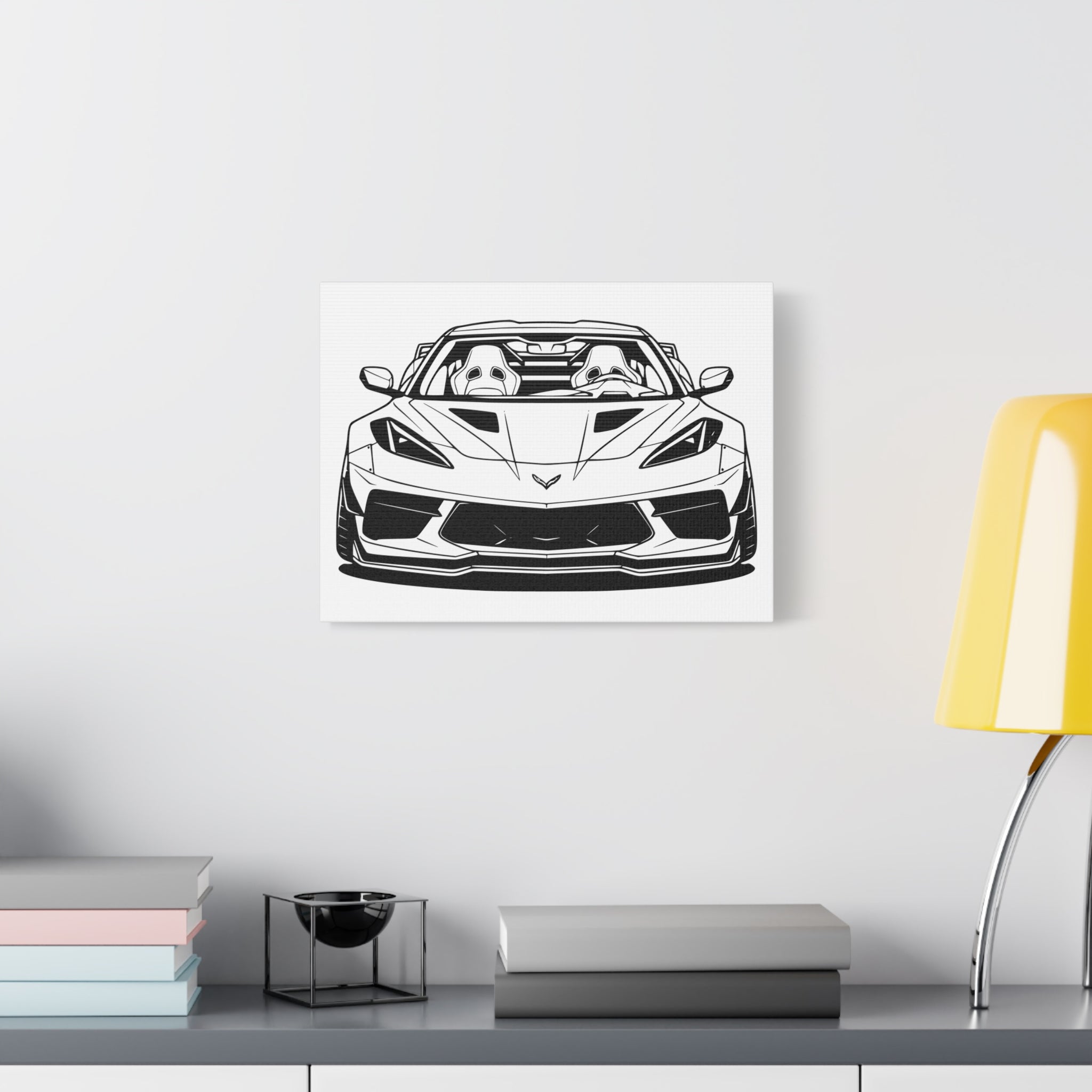 Corvette C8 (2020+) Canvas Wall Art