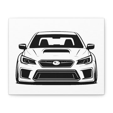 Subaru WRX STI Canvas Wall Art