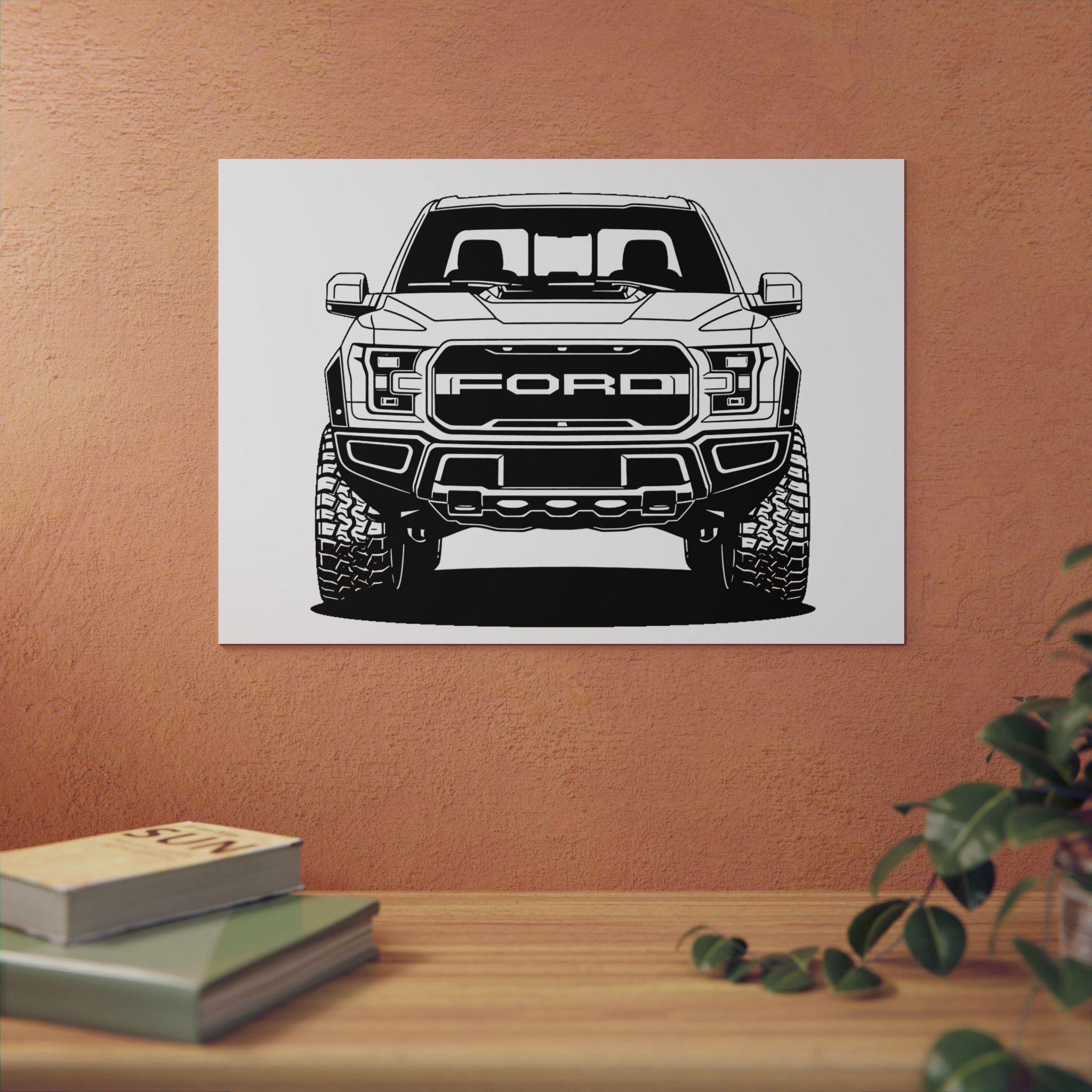 Ford F-150 Raptor Gen 2 Metal Wall Sign
