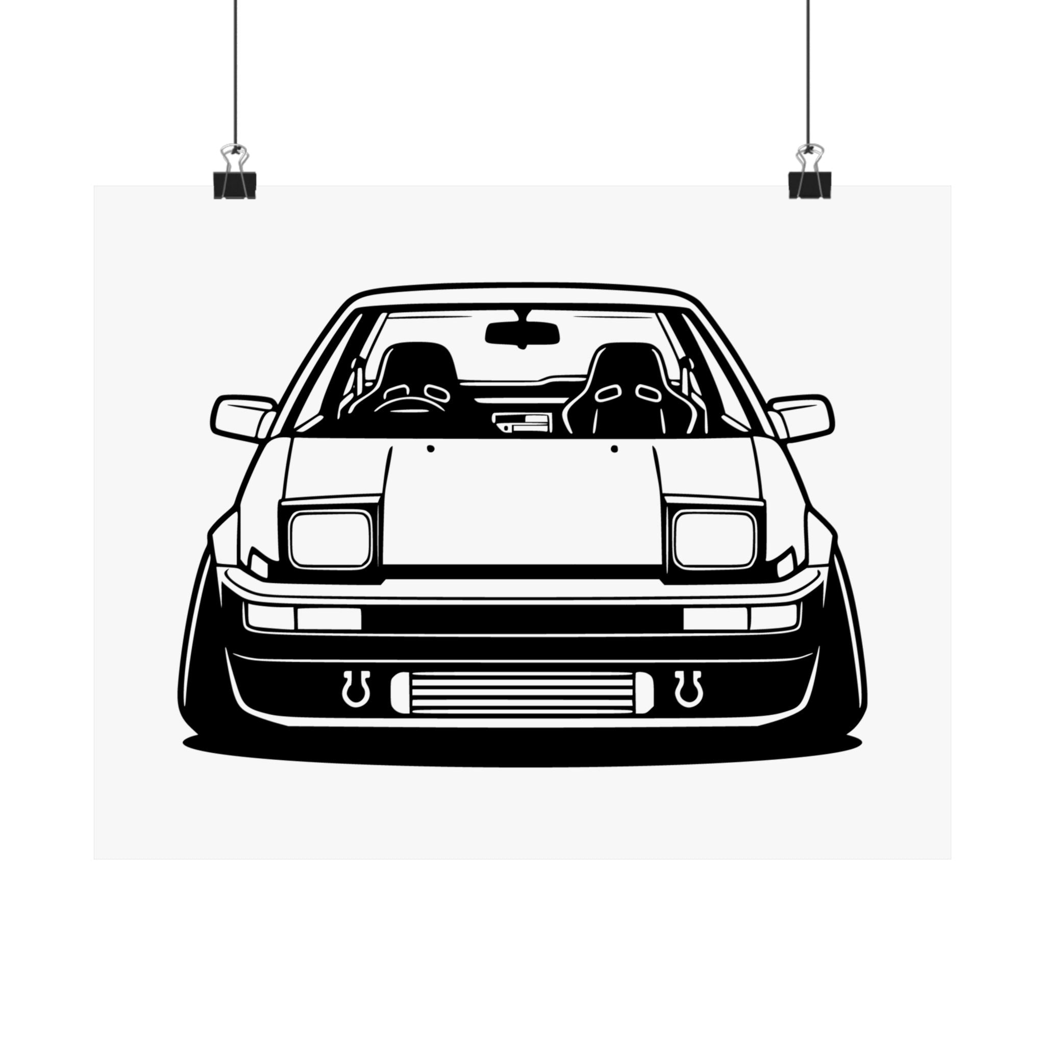 Toyota AE86 (1983-87) Poster