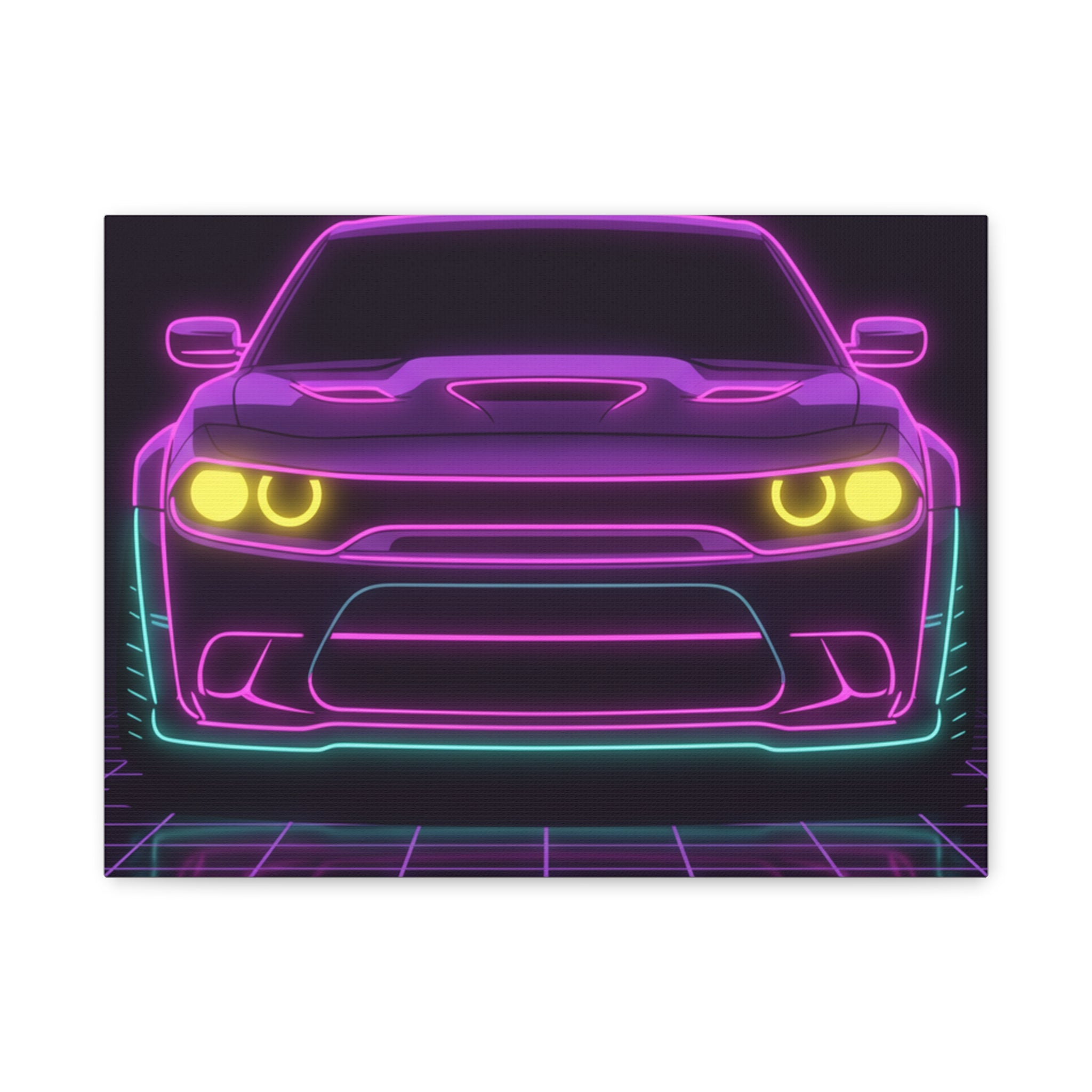 Dodge Challenger SRT Hellcat Canvas Wall Art