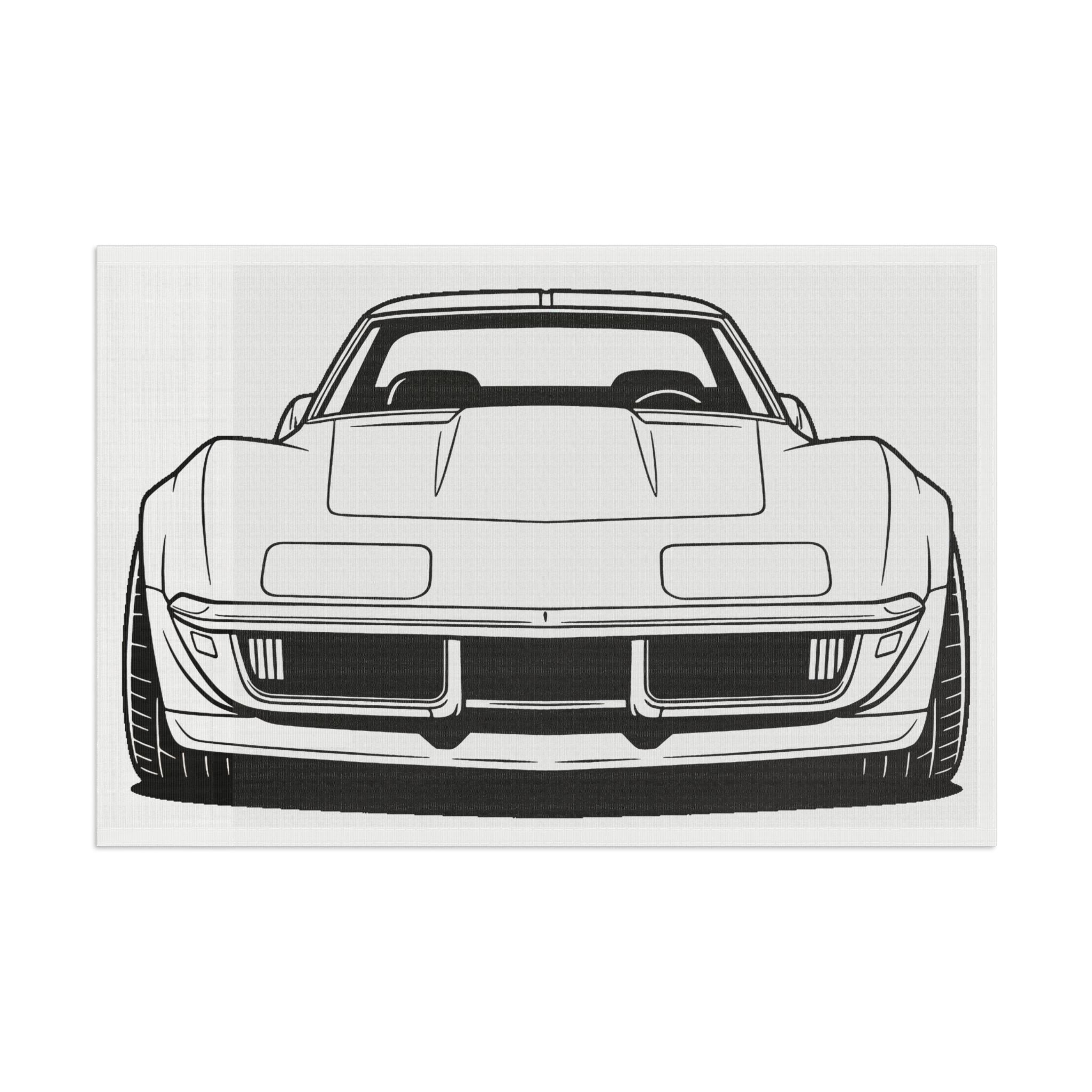 1969 Corvette Stingray C3 Garage Flag