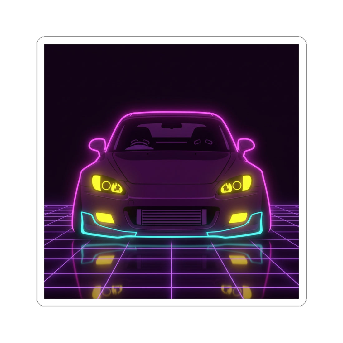 Honda S2000 (1999-09) Neon Synthwave Sticker