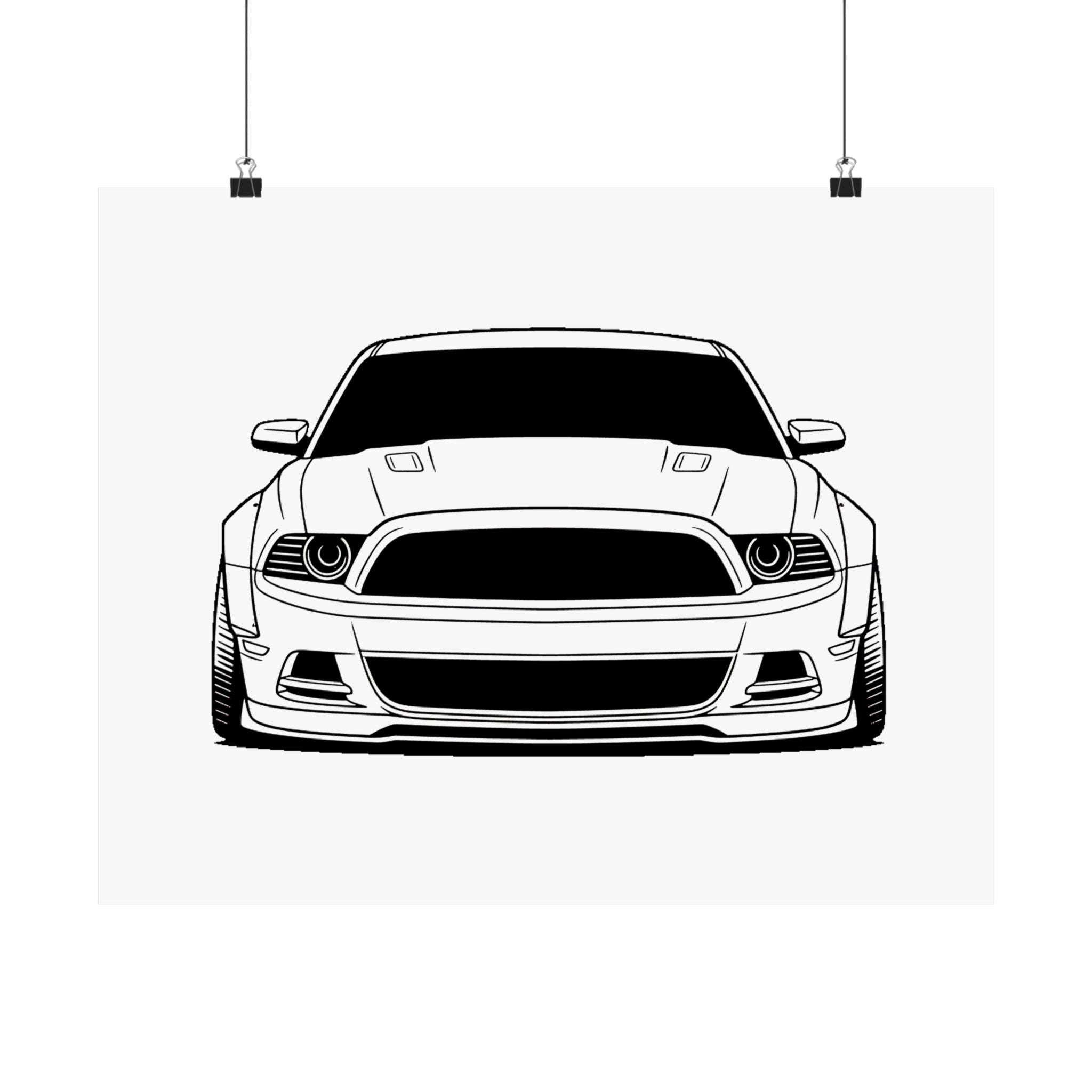 Ford Mustang GT (S197) Poster