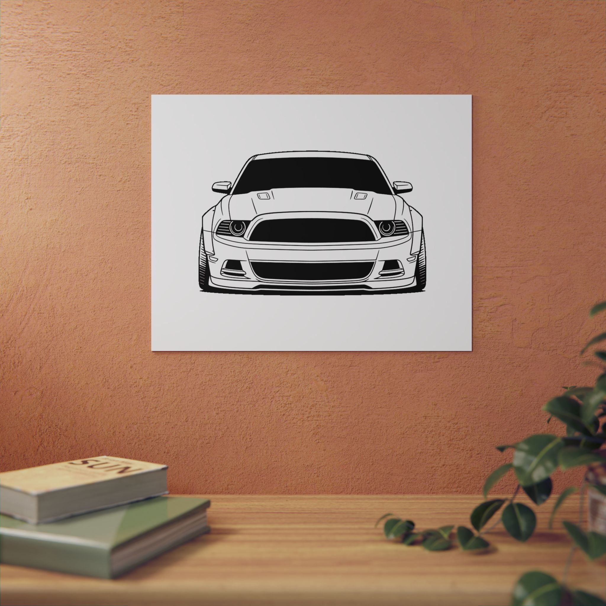 Ford Mustang GT (S197) Metal Wall Sign