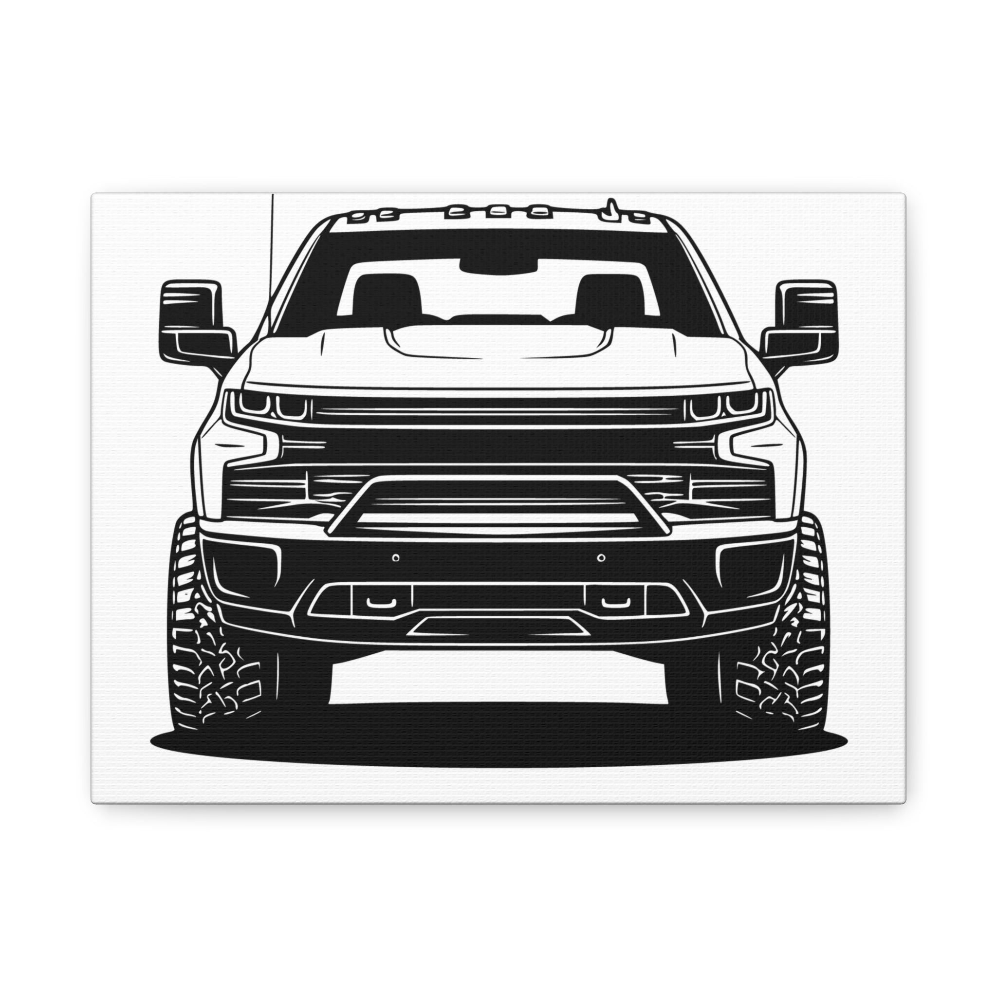 Chevy Silverado Trail Boss (2019+) Canvas Wall Art