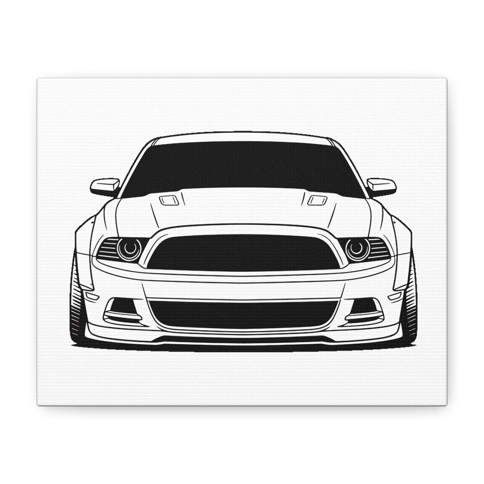Ford Mustang GT (S197) Canvas Wall Art