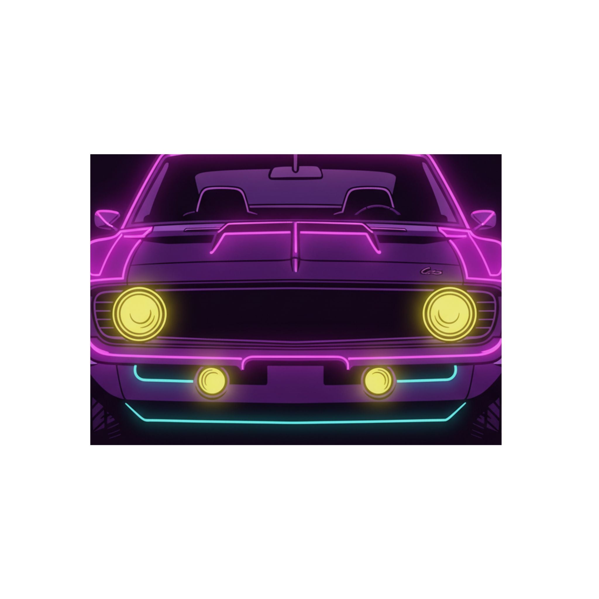 1969 Chevrolet Camaro SS Metal Wall Sign