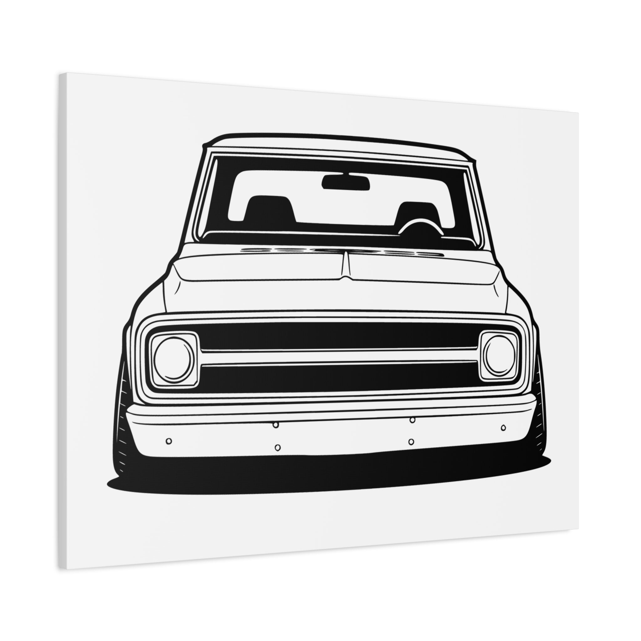 Chevy C10 Pickup (1967-72) Pro-Touring Canvas Wall Art