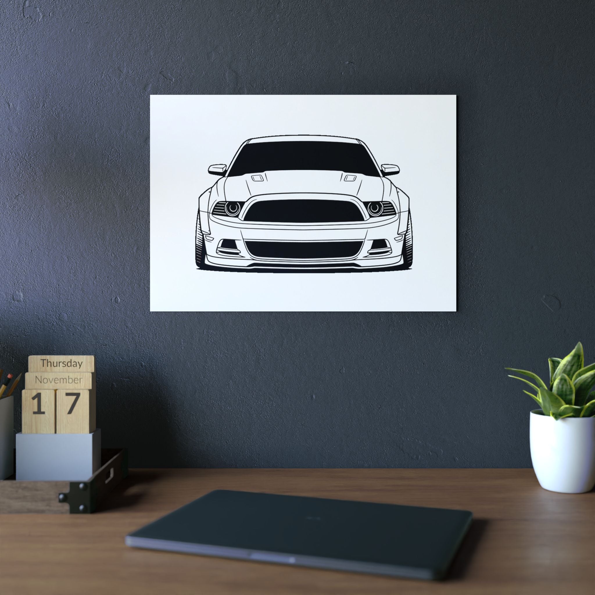 Ford Mustang GT (S197) Metal Wall Sign