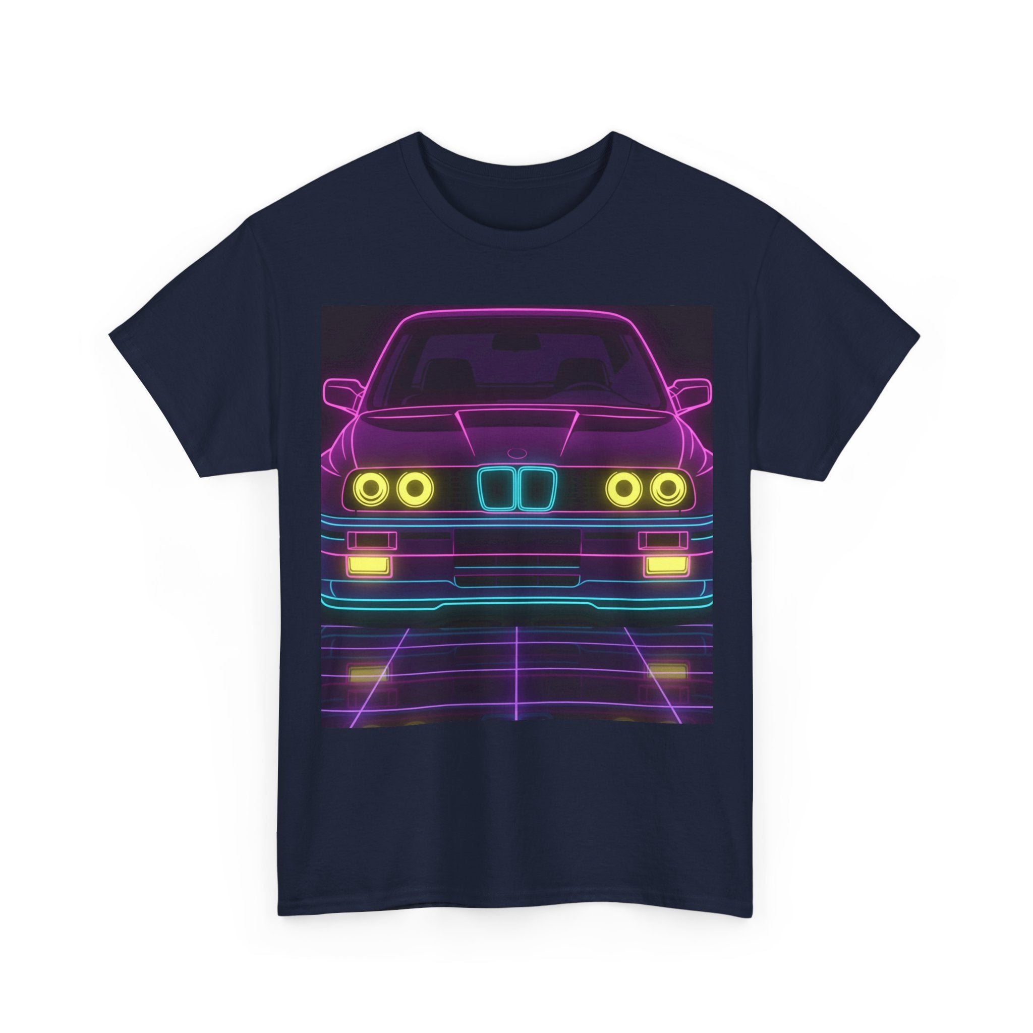 BMW E30 Neon Synthwave Unisex Tee