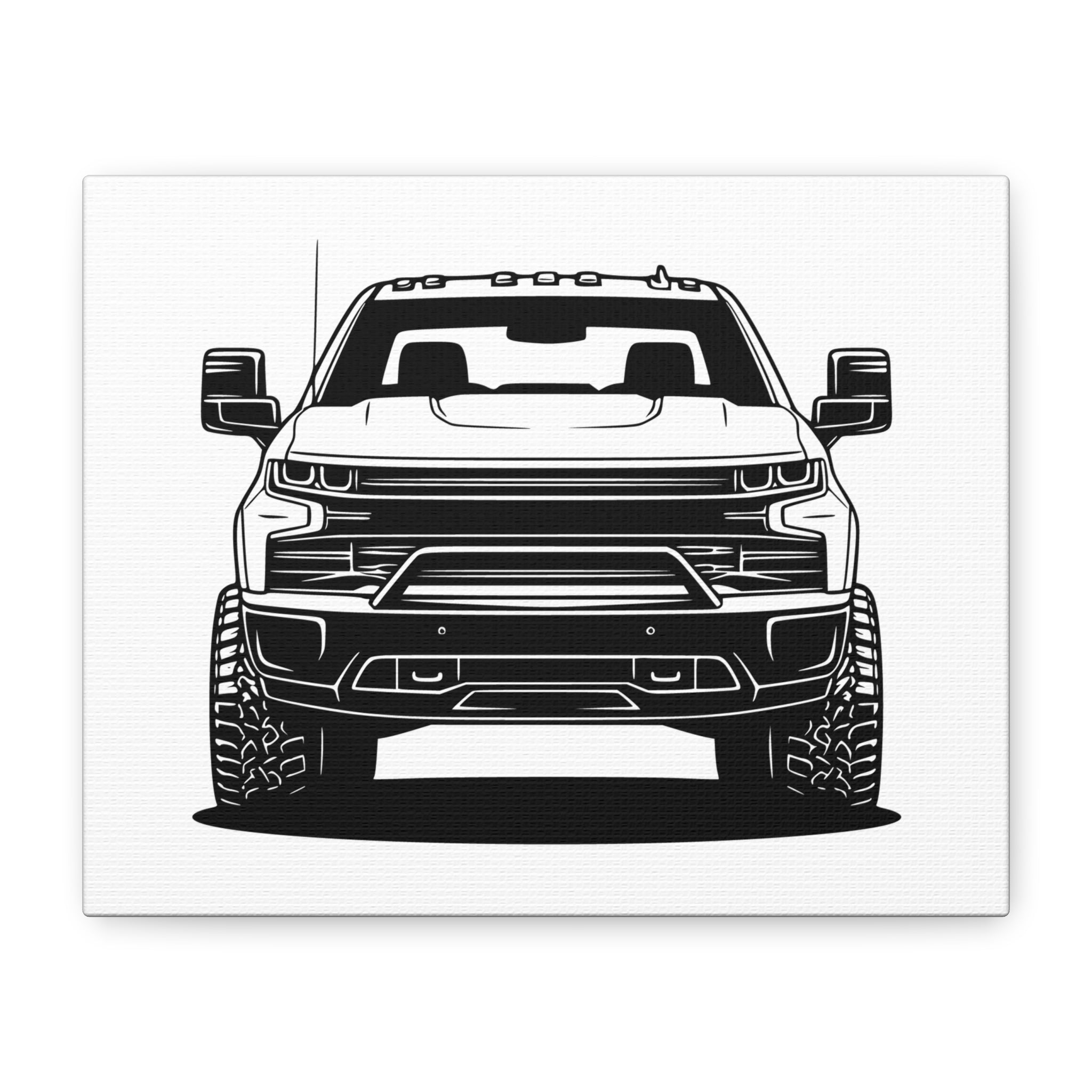 Chevy Silverado Trail Boss (2019+) Canvas Wall Art