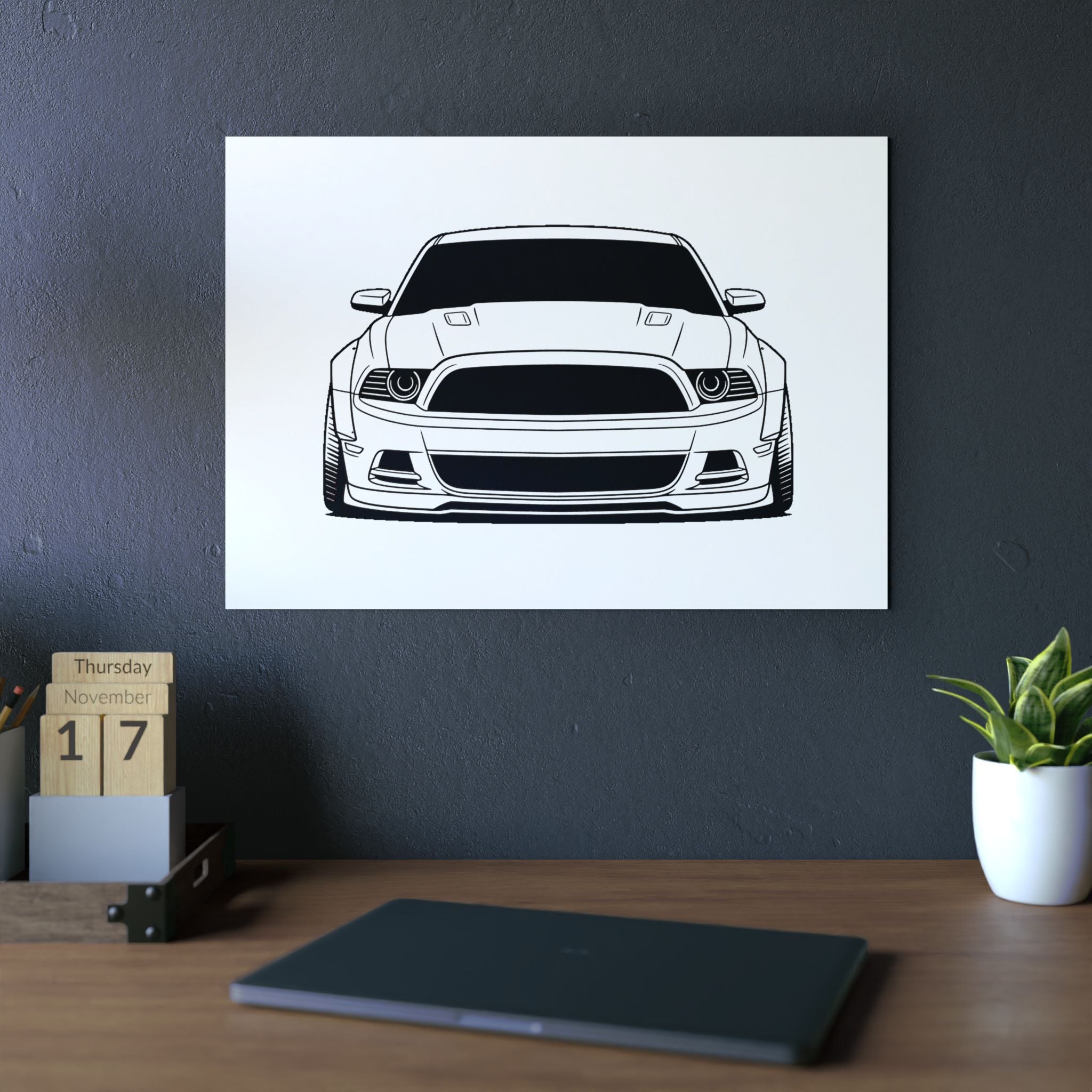 Ford Mustang GT (S197) Metal Wall Sign