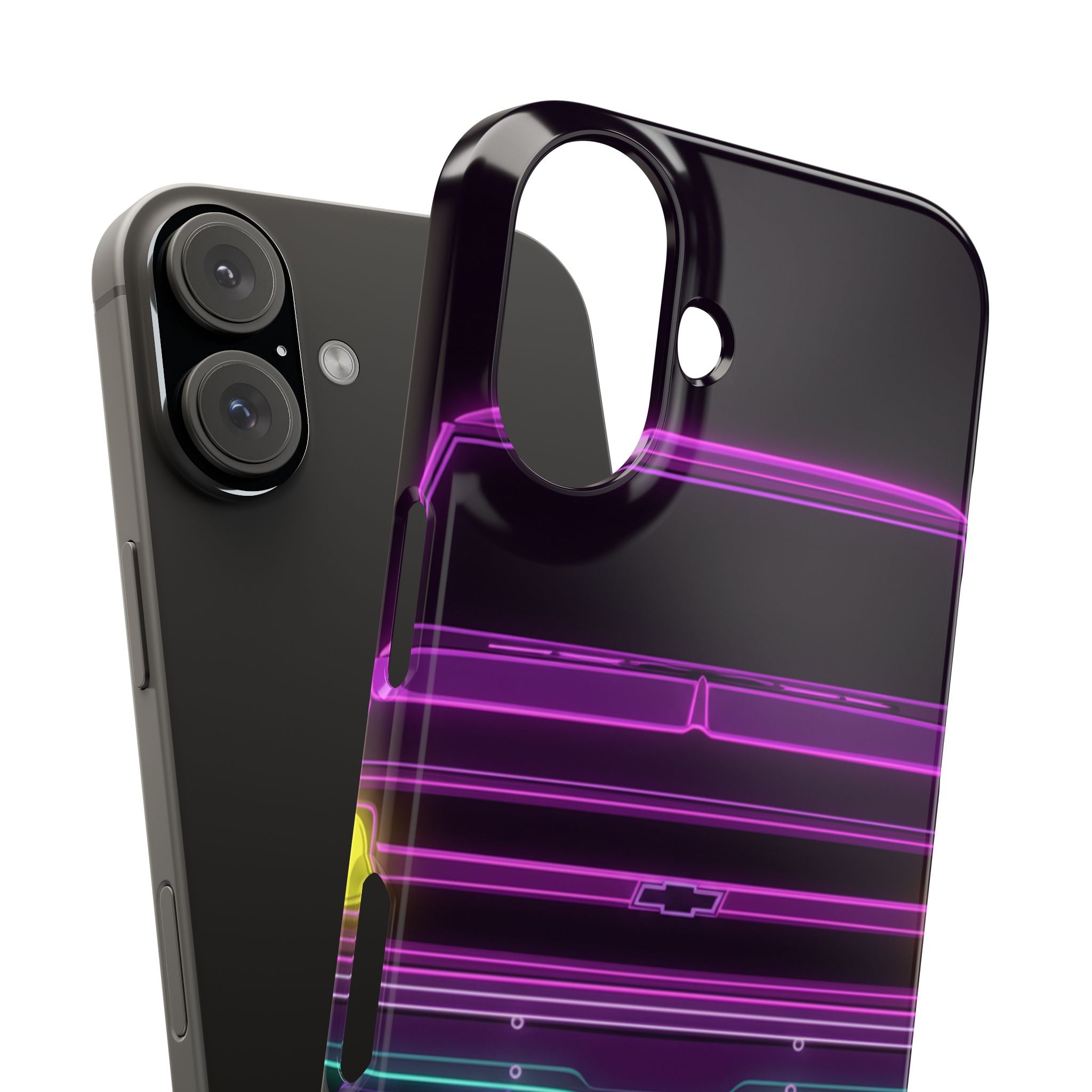 Chevy C10 Pickup (1967-72) Pro-Touring Neon Synthwave Phone Case