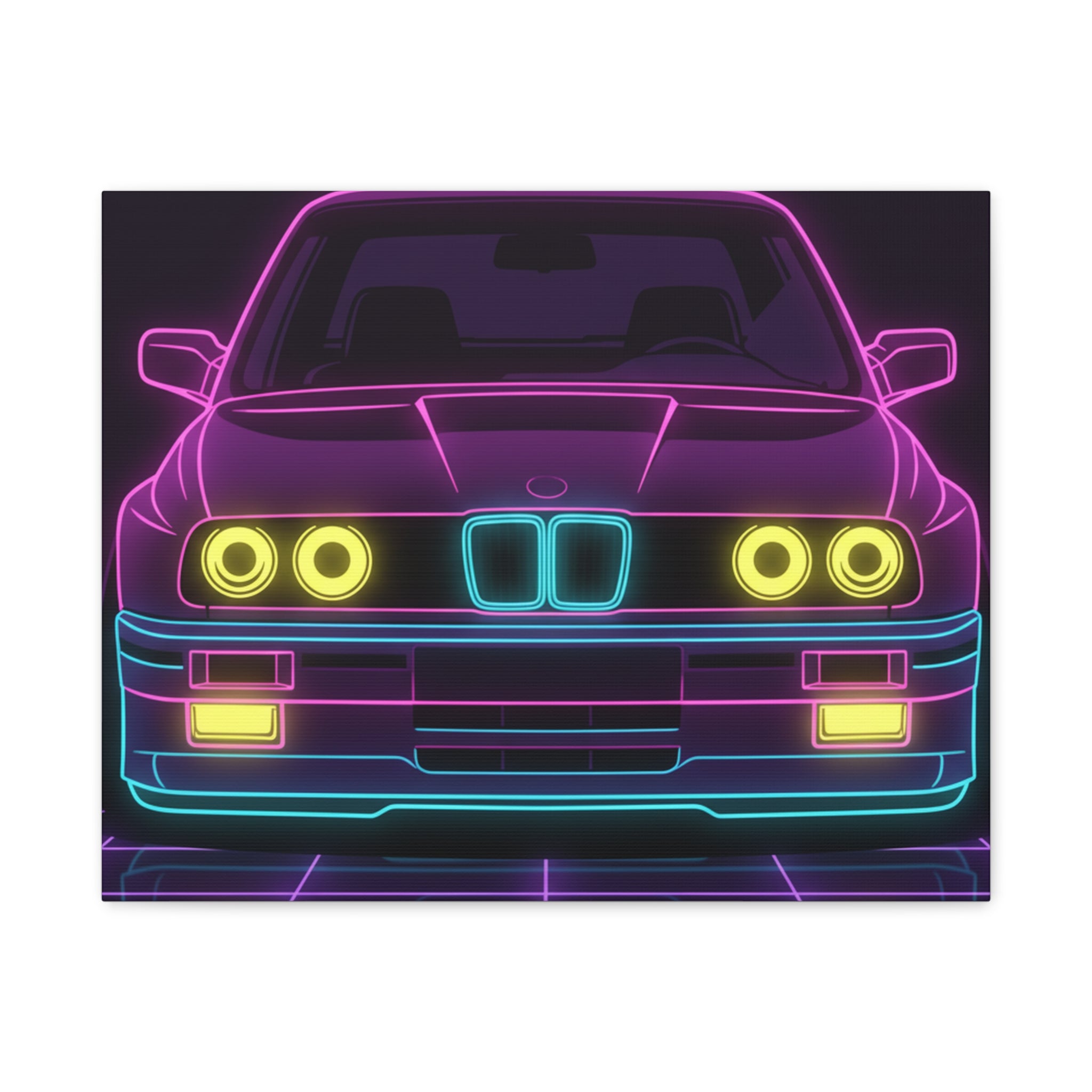 BMW E30 Canvas Wall Art