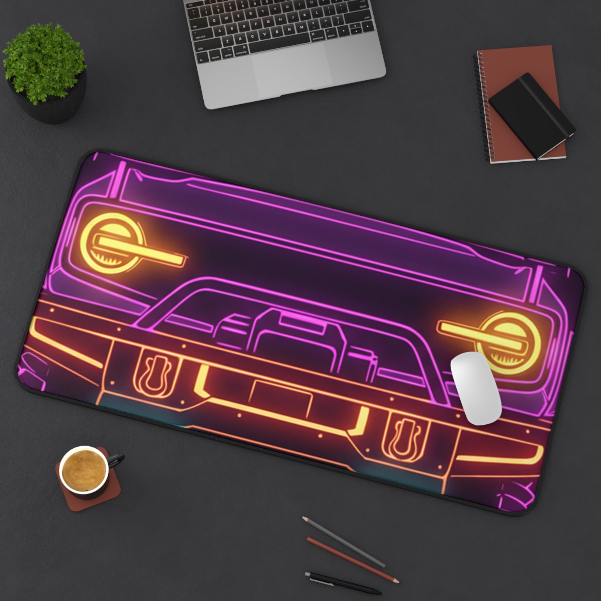 Ford Bronco (2021+) Neon Synthwave Desk Mat
