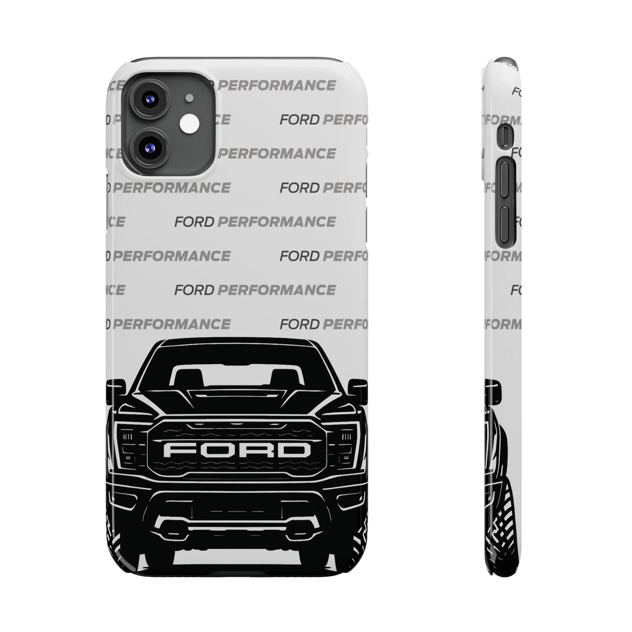 Ford Raptor (Gen 3) Slim Phone Case Greyscale
