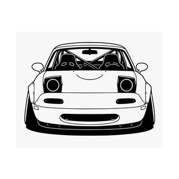 Mazda Miata NA (1989-97) Poster