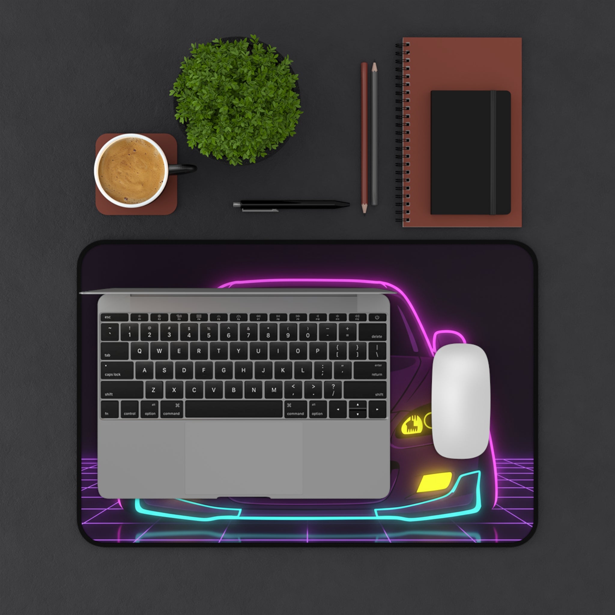 Honda S2000 (1999-09) Neon Synthwave Desk Mat
