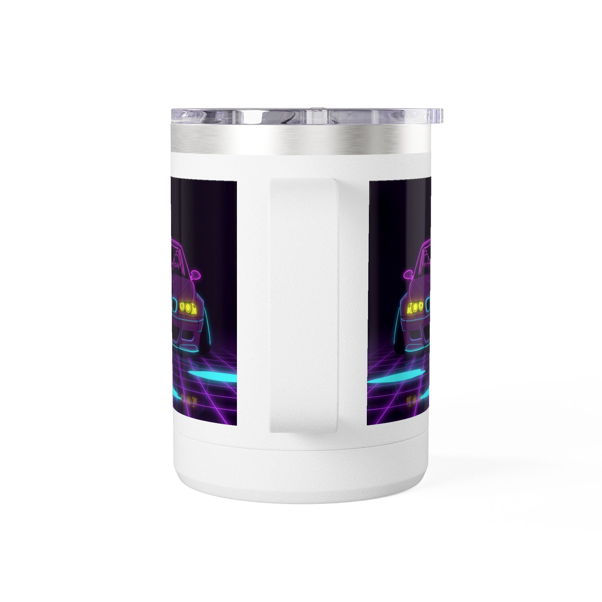 BMW E46 M3 (2000-06) Neon Synthwave Coffee Mug