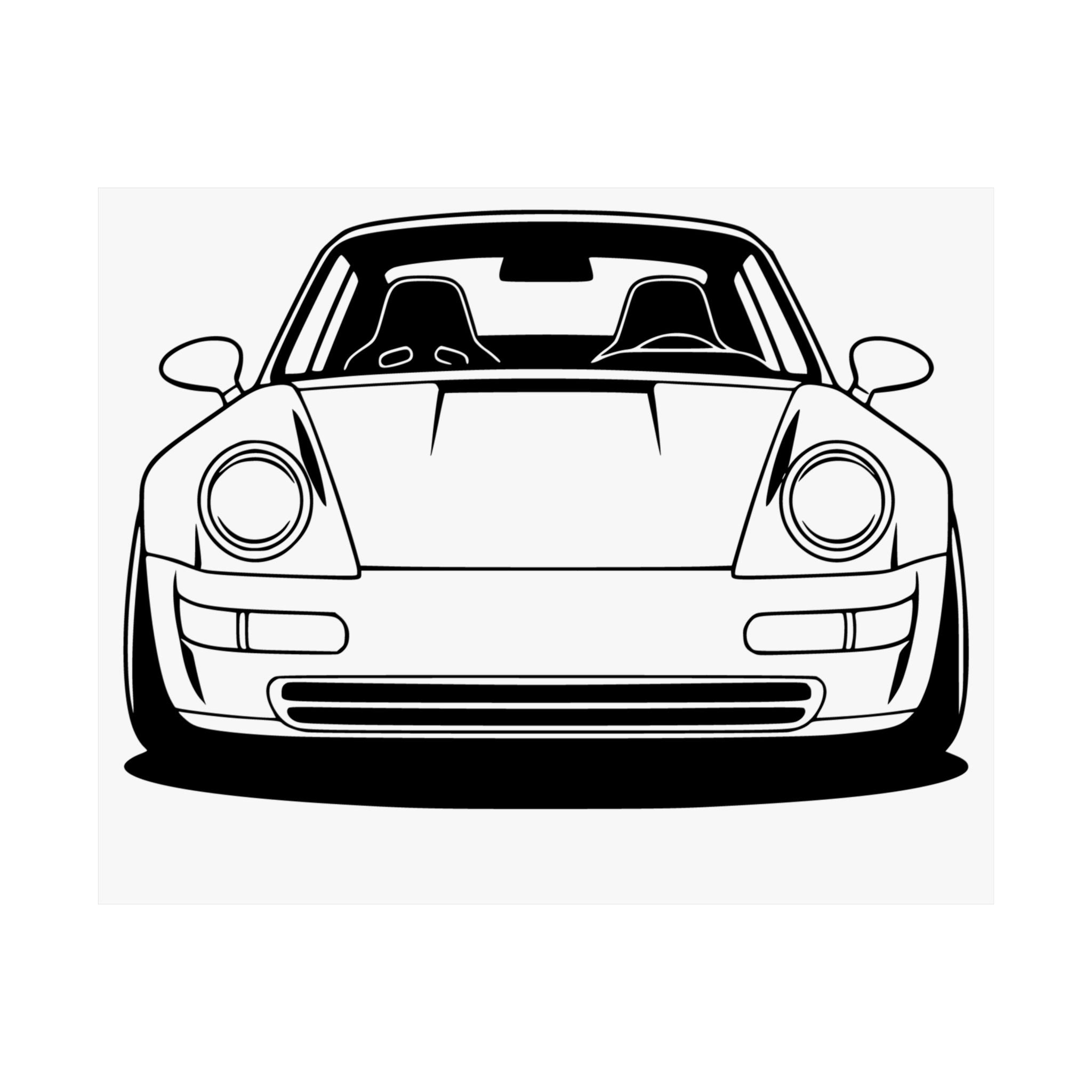 Porsche 964 Singer Poster