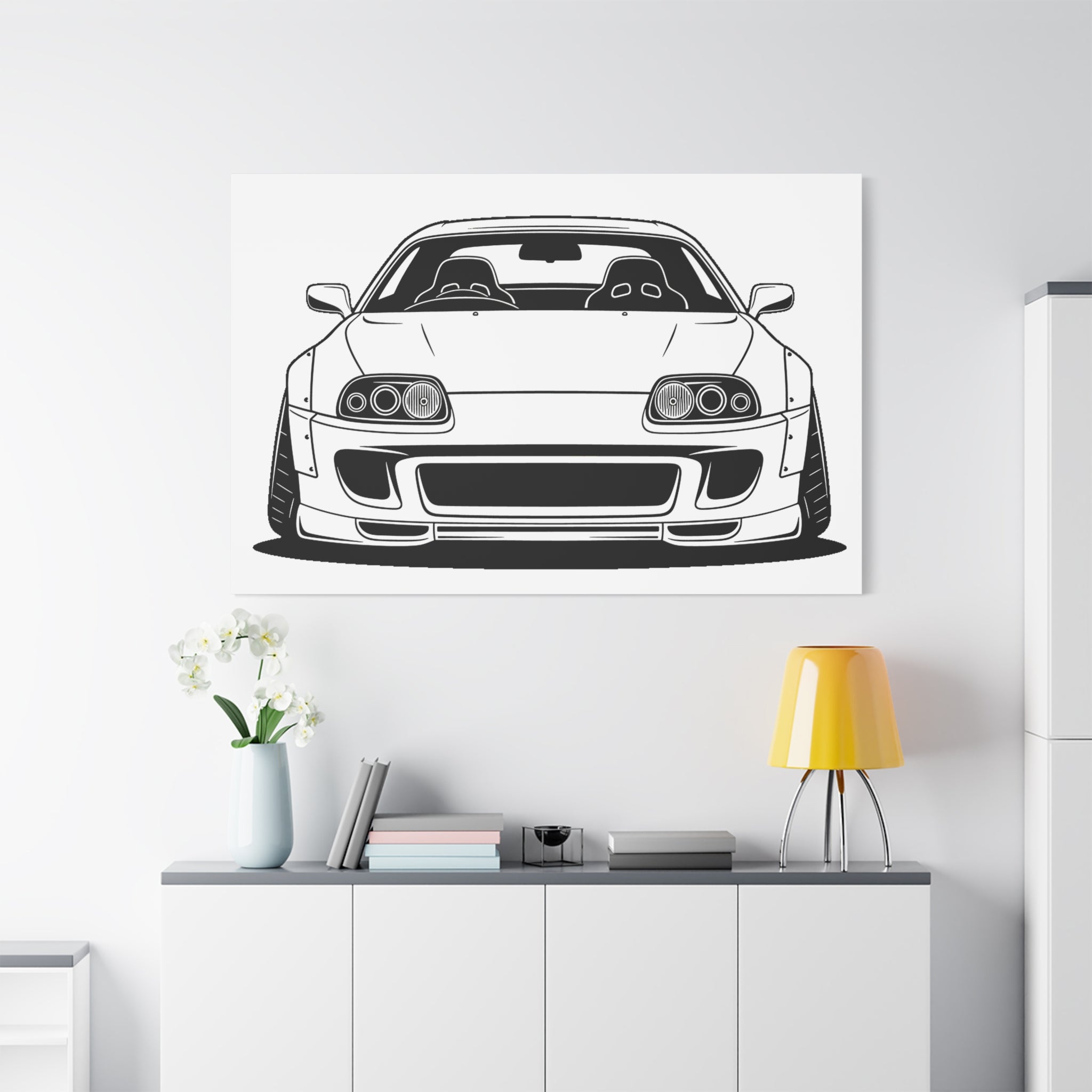 Toyota Supra MK4 Canvas Wall Art