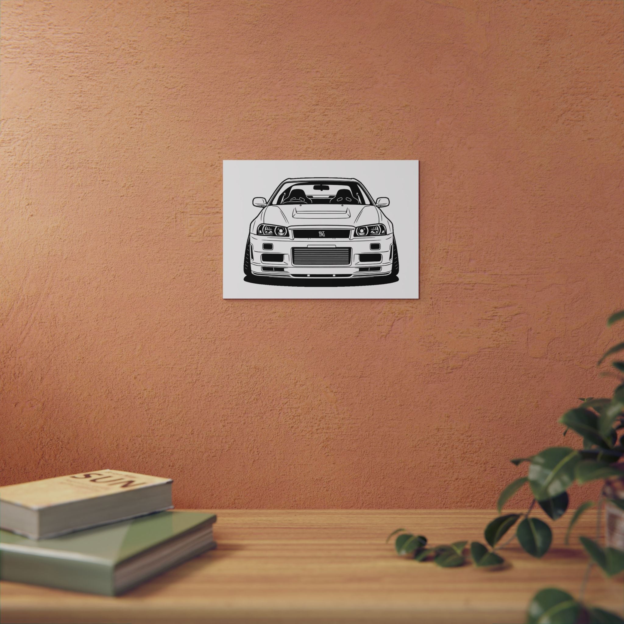 Nissan GT-R Metal Wall Sign