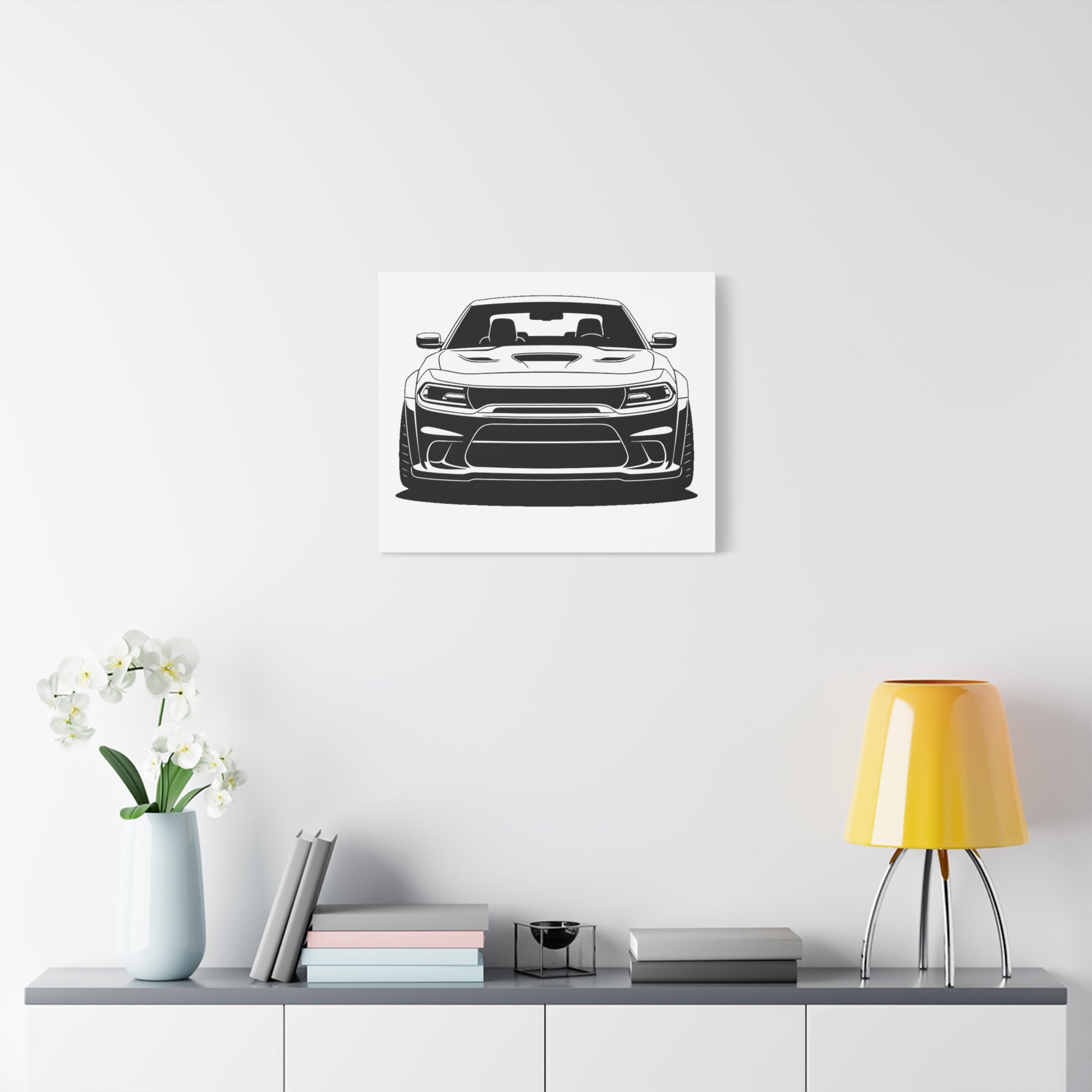 Dodge Challenger SRT Hellcat Canvas Wall Art
