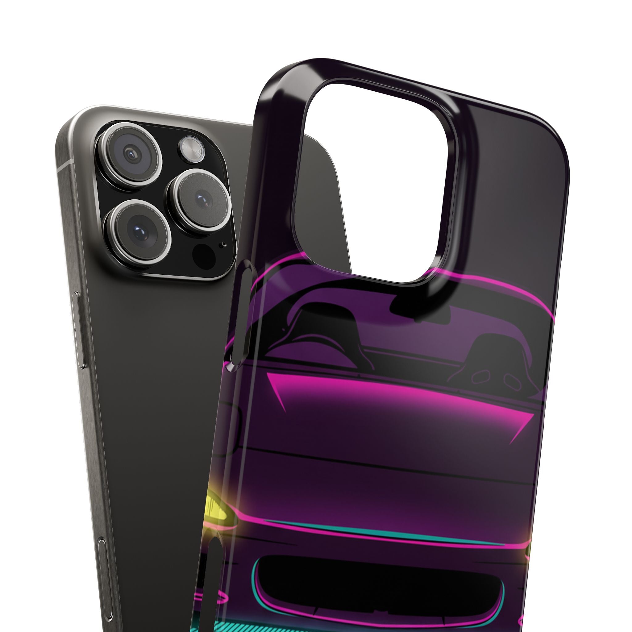 Mazda RX-7 FD Neon Synthwave Phone Case