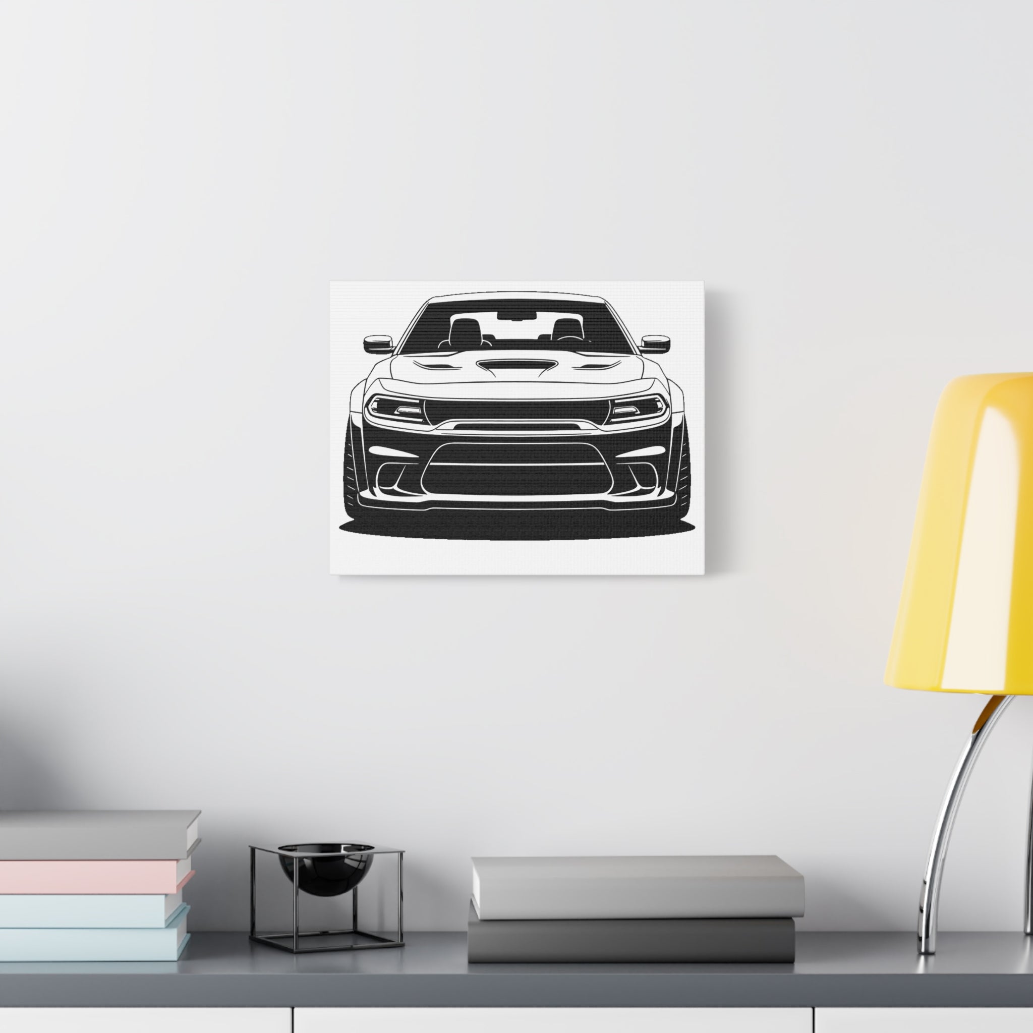 Dodge Challenger SRT Hellcat Canvas Wall Art