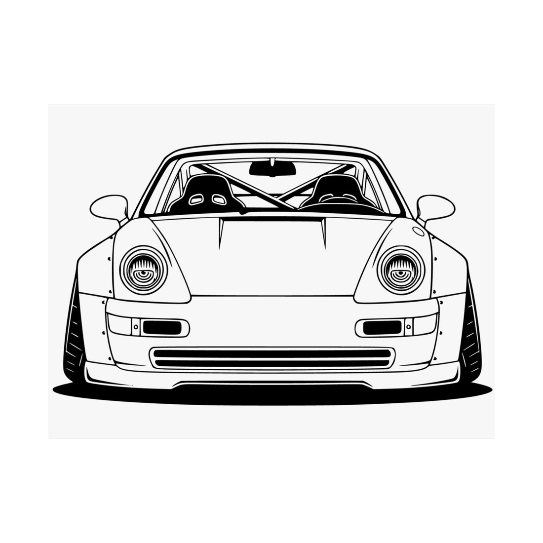 Porsche 964 Turbo Poster