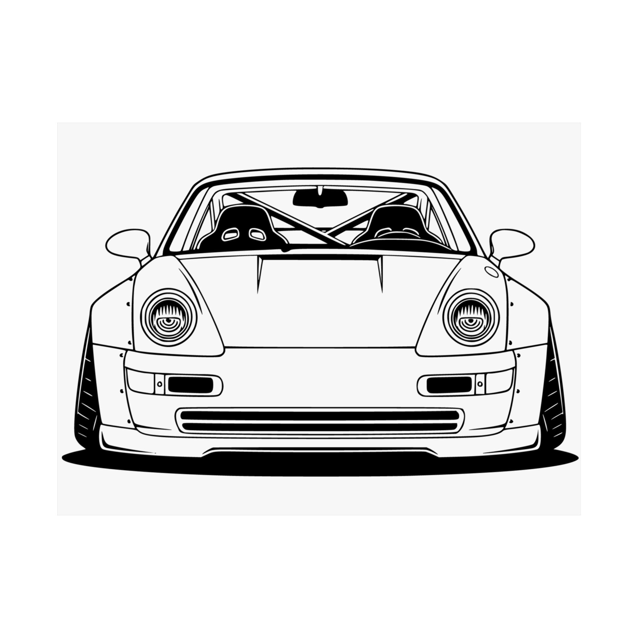 Porsche 964 Turbo Poster