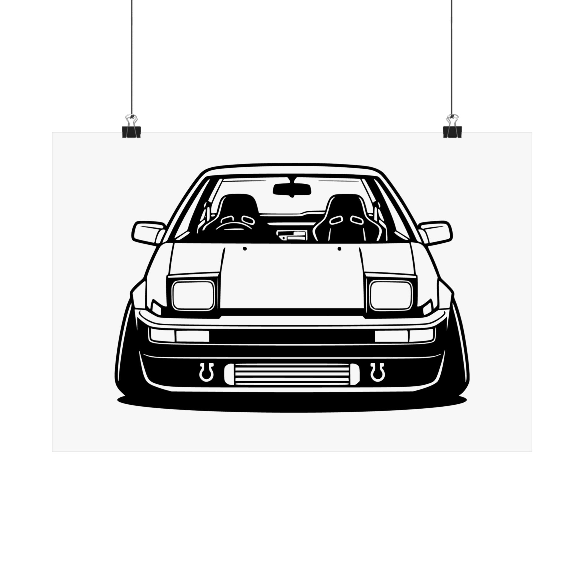 Toyota AE86 (1983-87) Poster