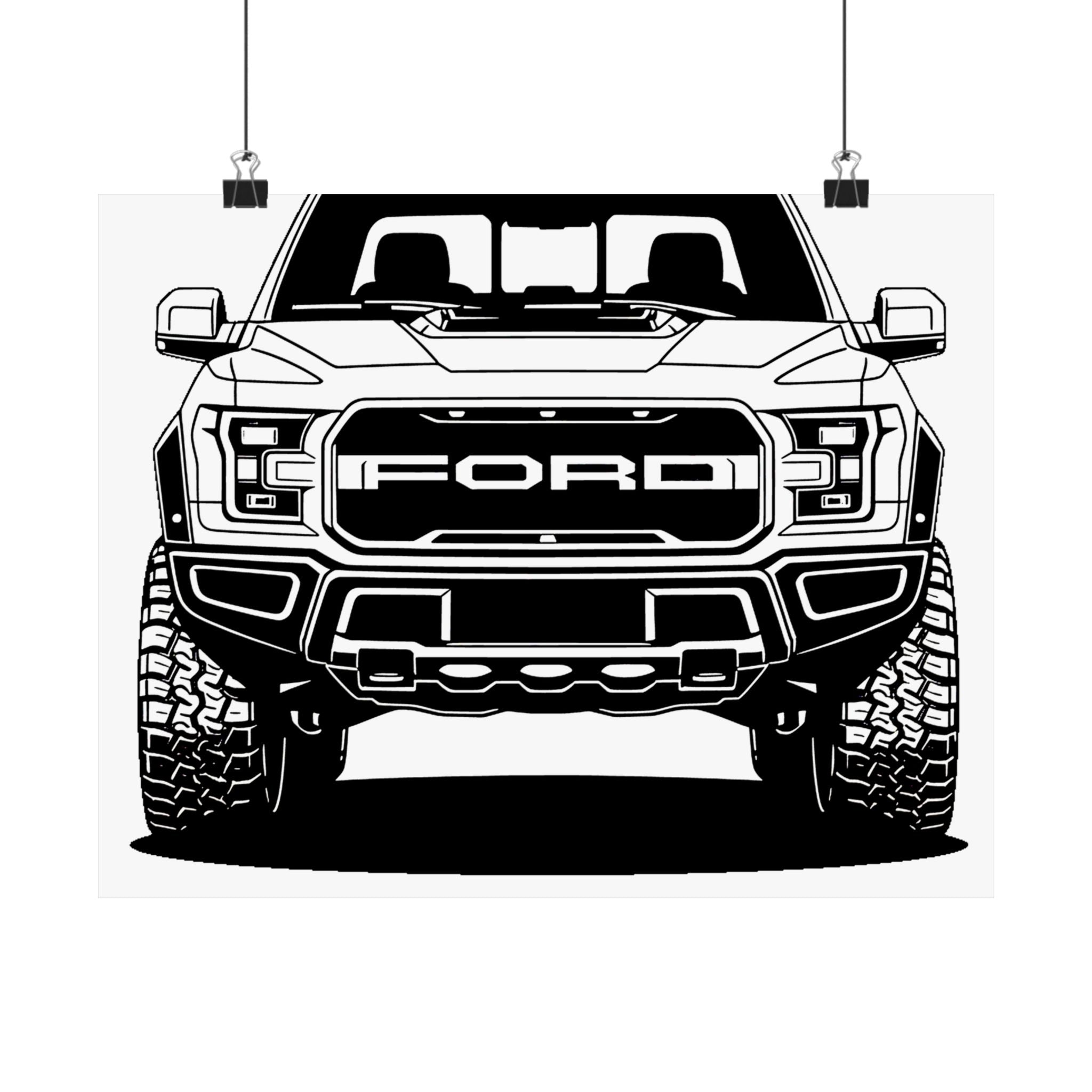 Ford F-150 Raptor Gen 2 Poster