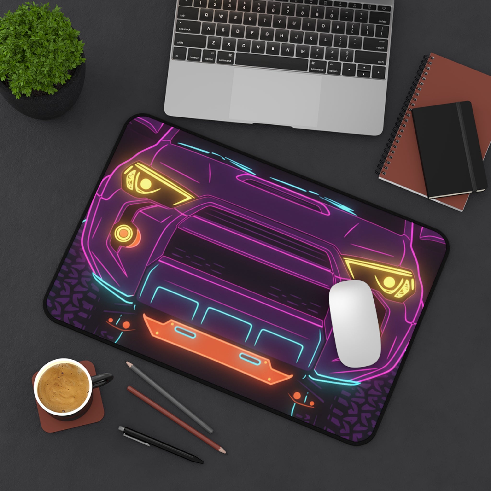 Toyota 4Runner TRD Pro Neon Synthwave Desk Mat