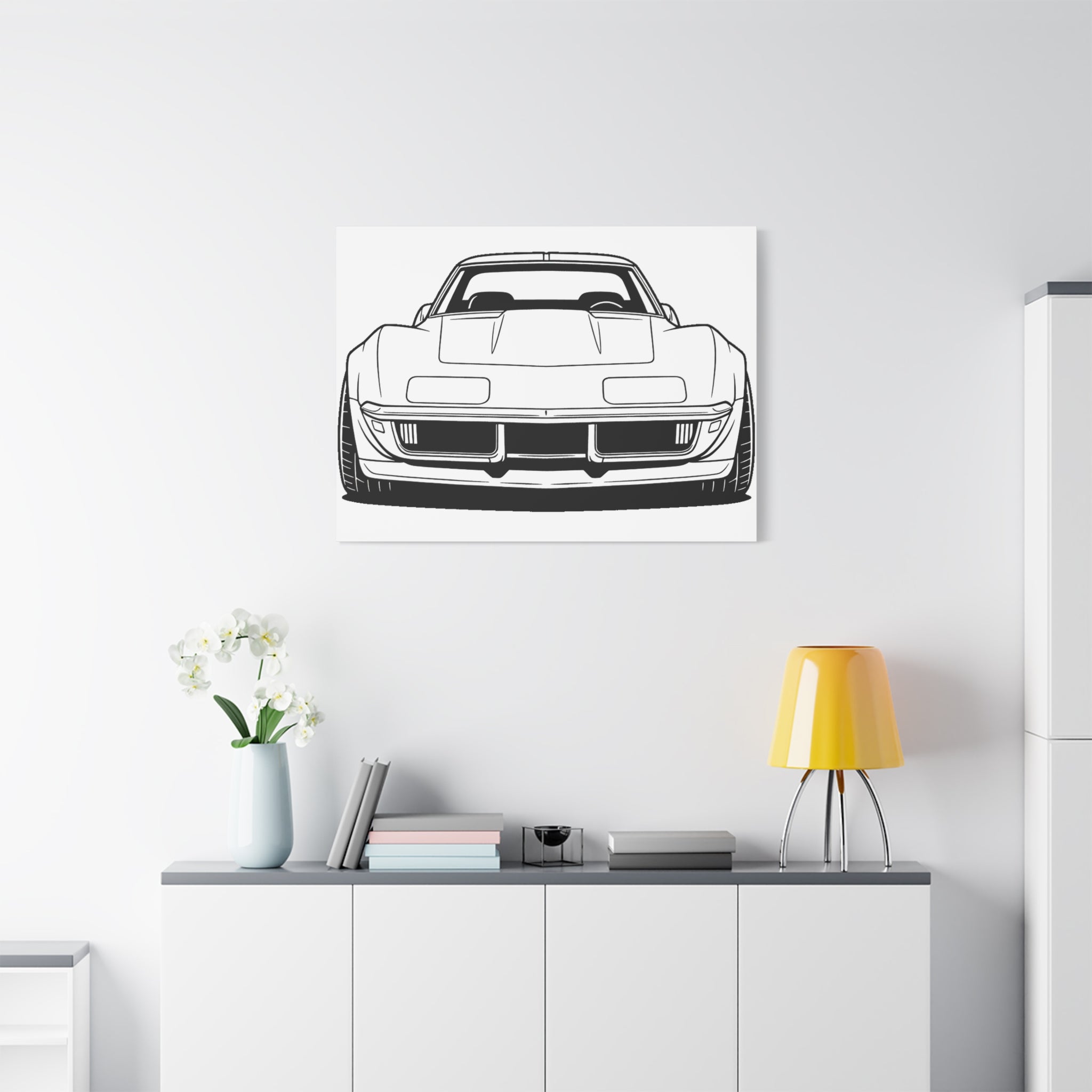 1969 Corvette Stingray C3 Canvas Wall Art