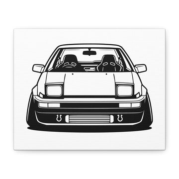 Toyota AE86 (1983-87) Canvas Wall Art