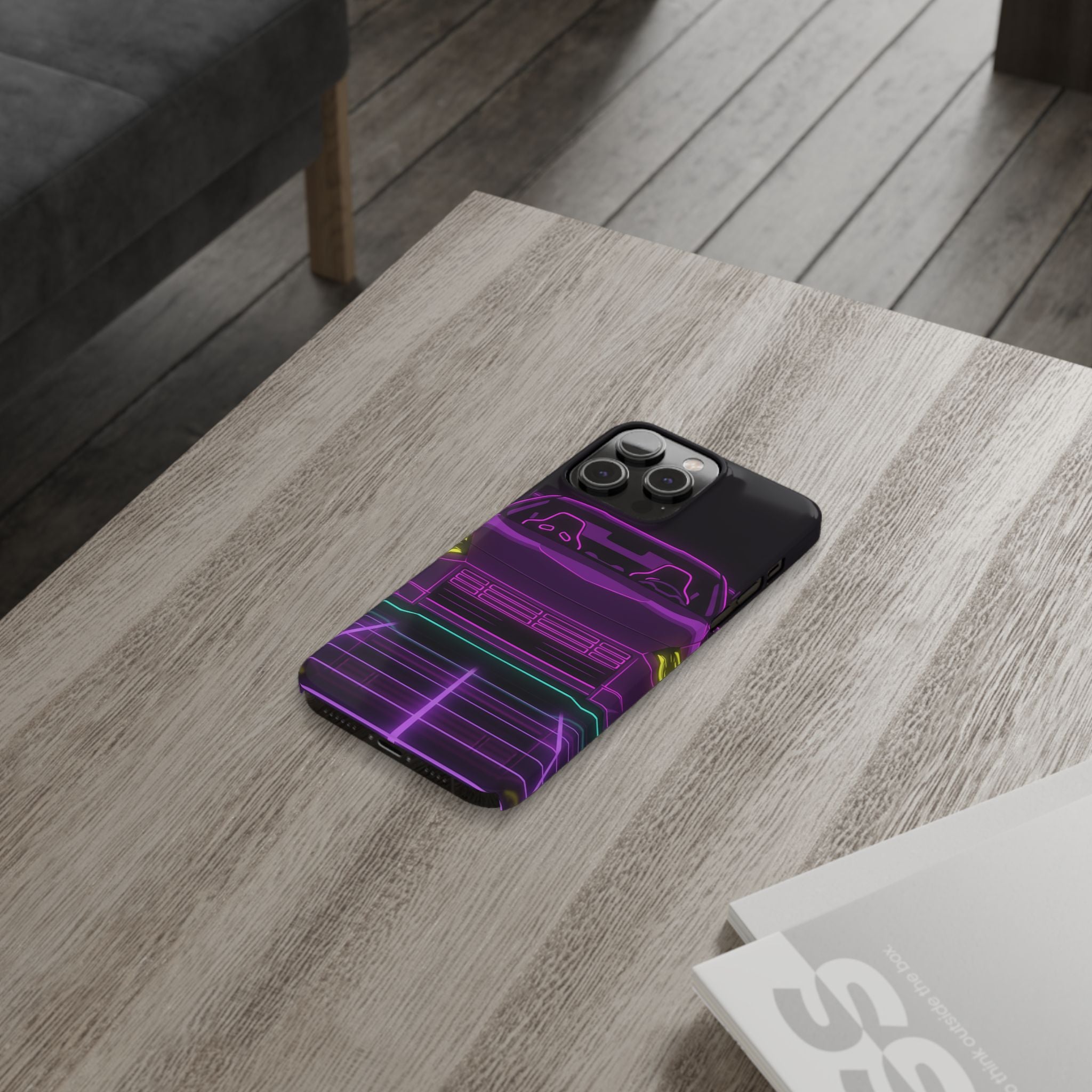 Nissan Z RZ34 (2023+) Neon Synthwave Phone Case